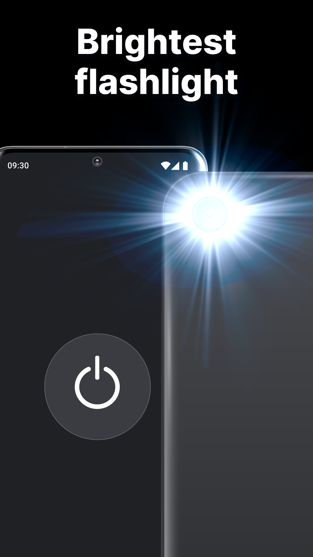 اسکرین شات 2 برنامه Flashlight - LED Flash App