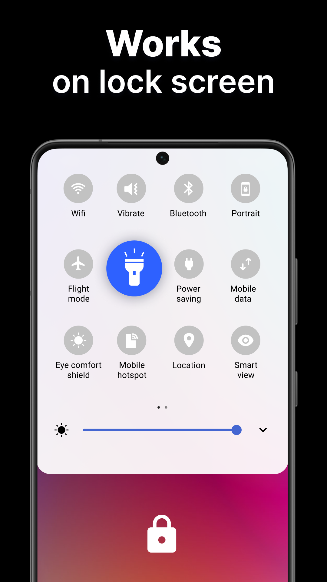 اسکرین شات 6 برنامه Flashlight - LED Flash App