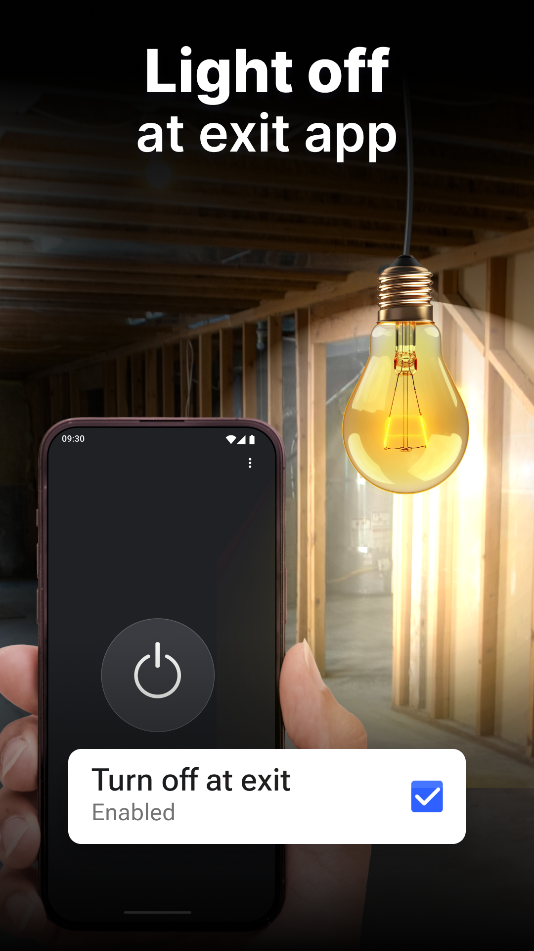 اسکرین شات 5 برنامه Flashlight - LED Flash App