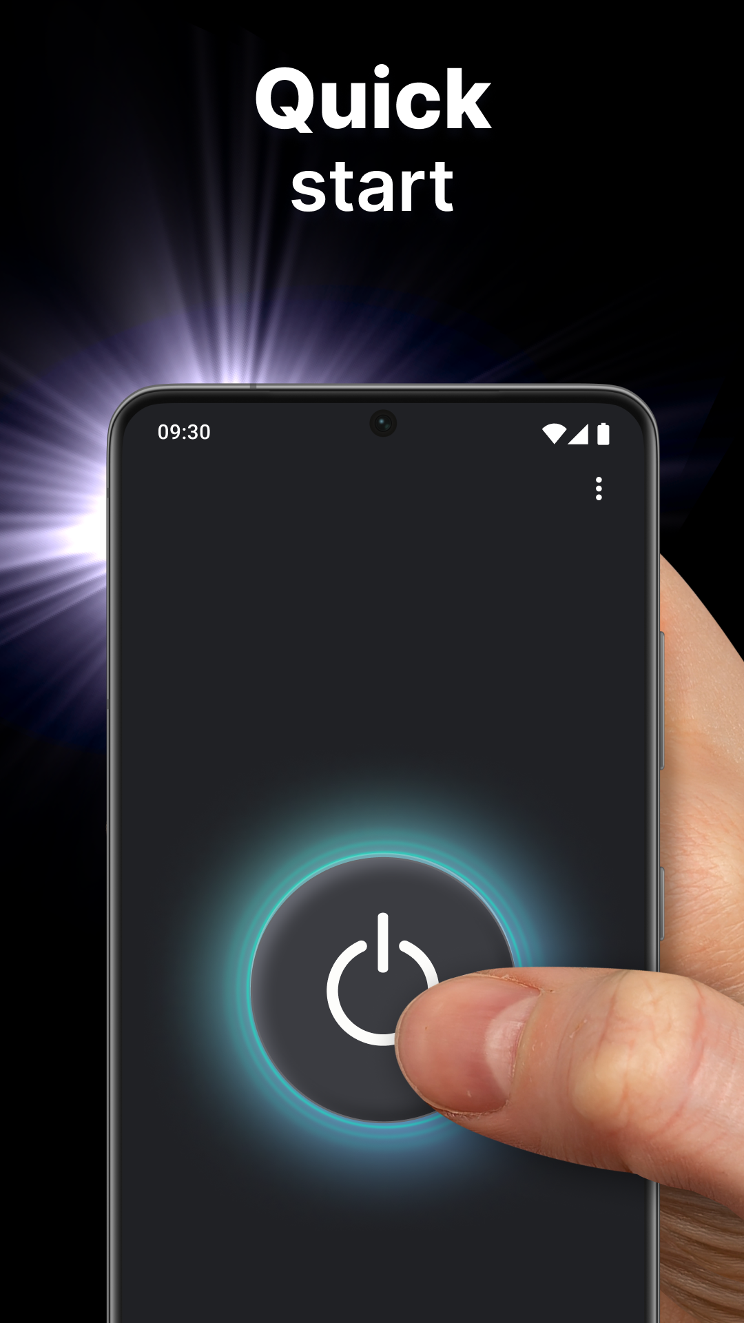 اسکرین شات 3 برنامه Flashlight - LED Flash App