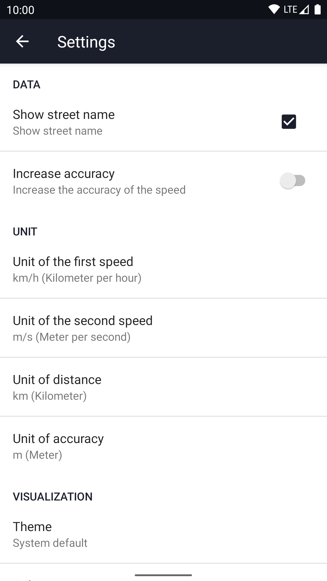 اسکرین شات 3 برنامه Speedometer
