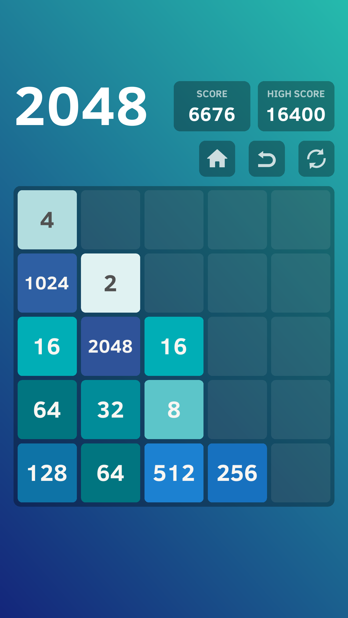 اسکرین شات 2 بازی Colors of 2048™
