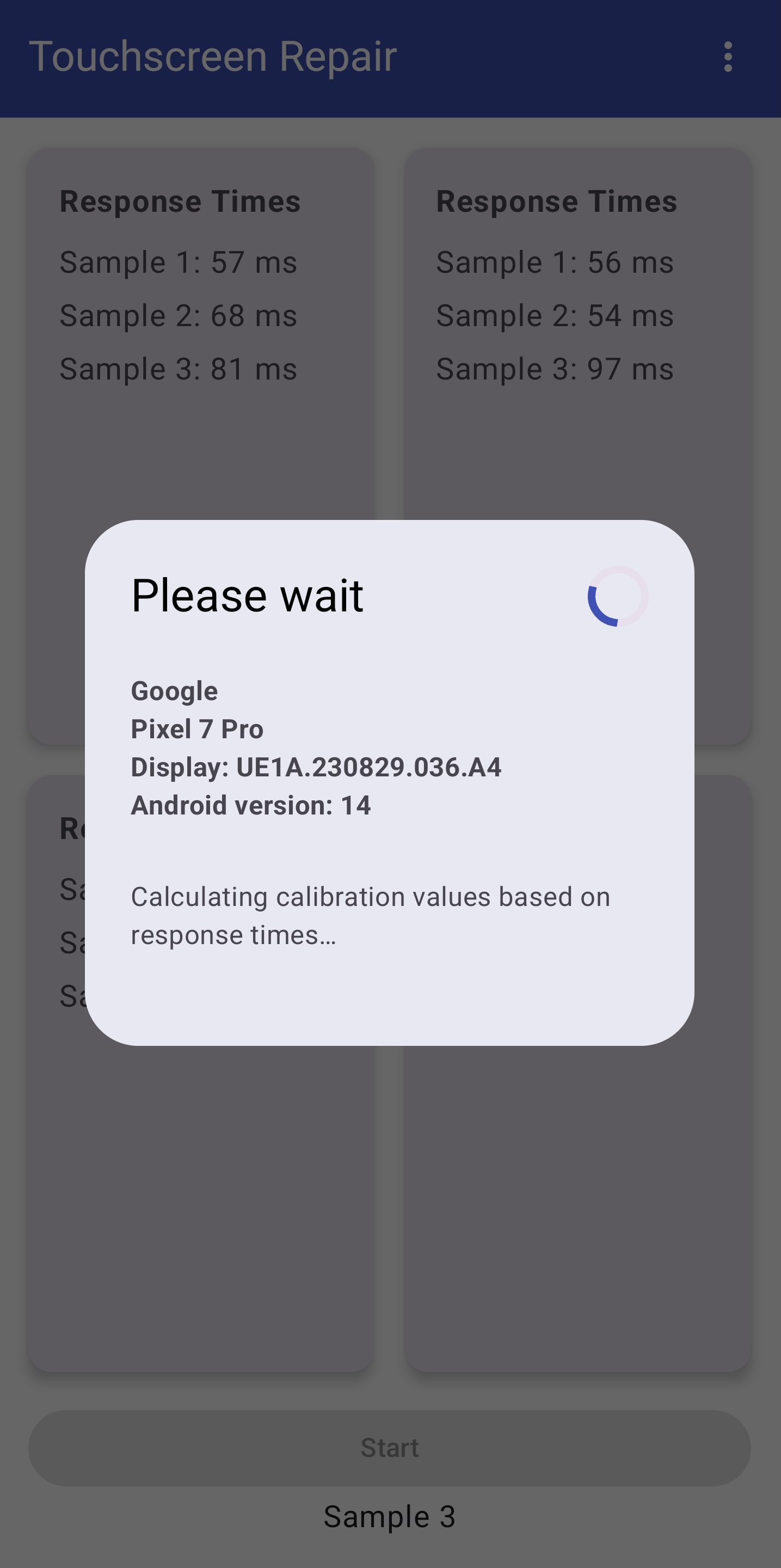 اسکرین شات 5 برنامه Touchscreen test and repair