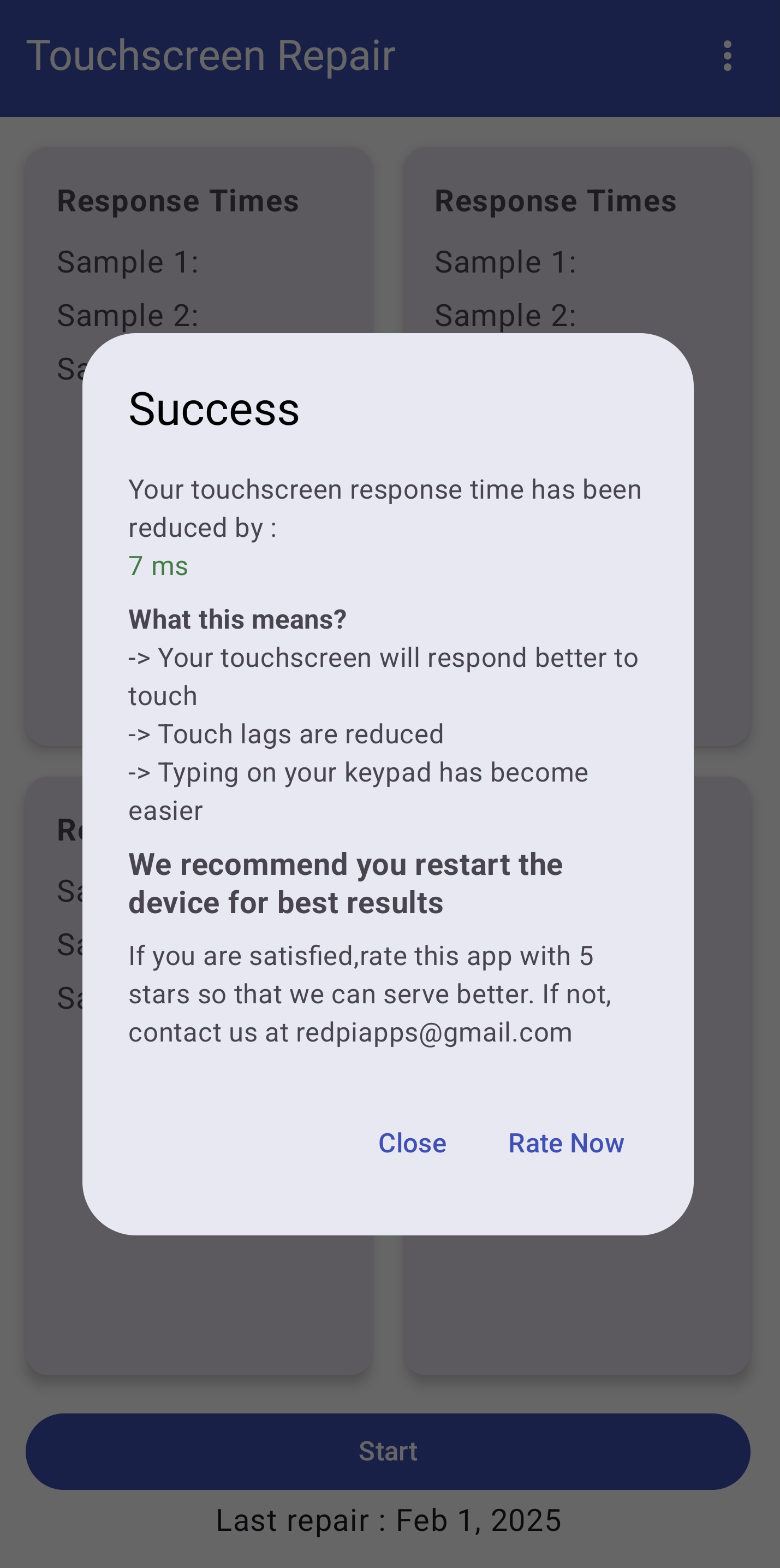 اسکرین شات 8 برنامه Touchscreen test and repair