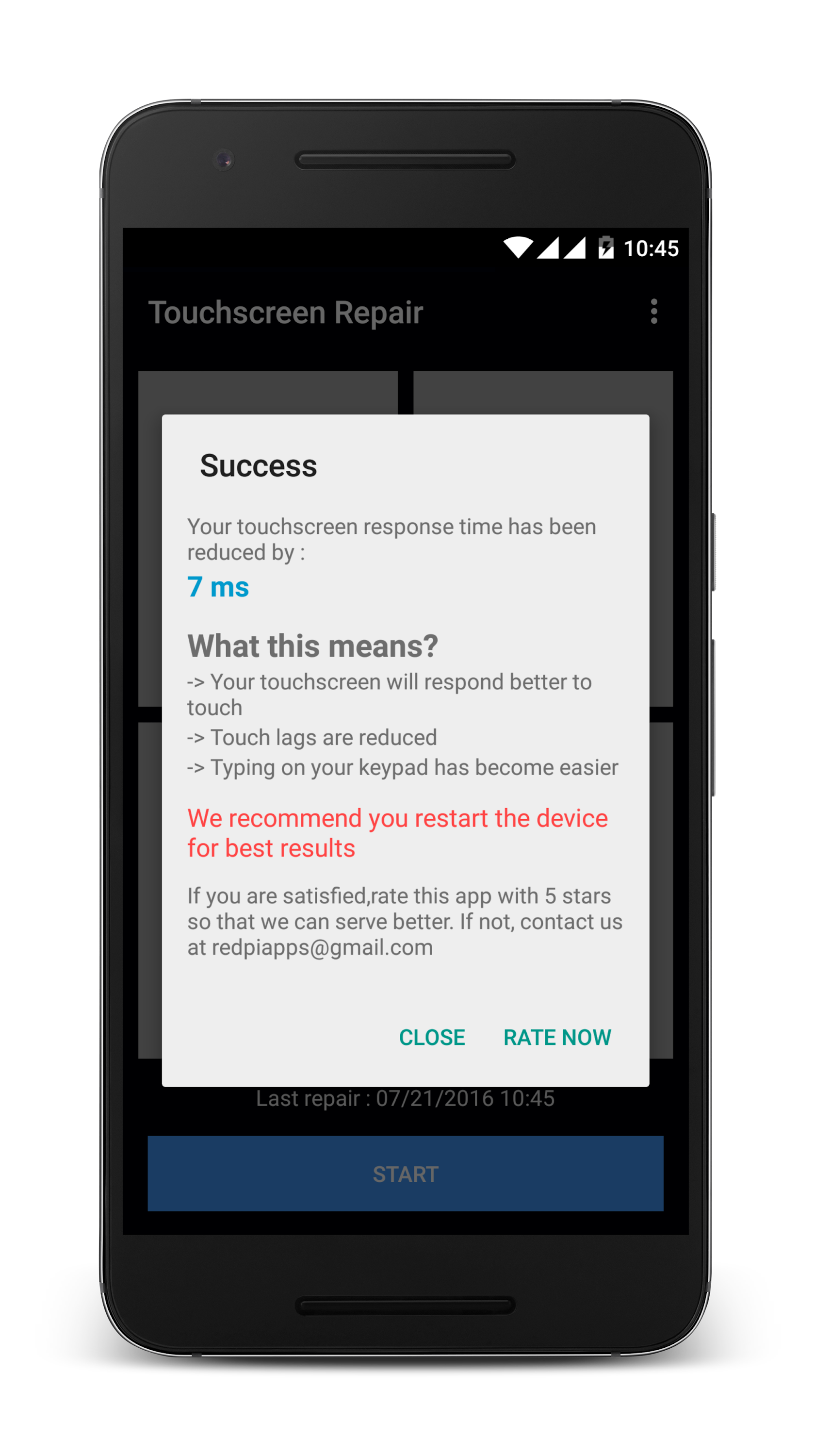 اسکرین شات 6 برنامه Touchscreen Repair