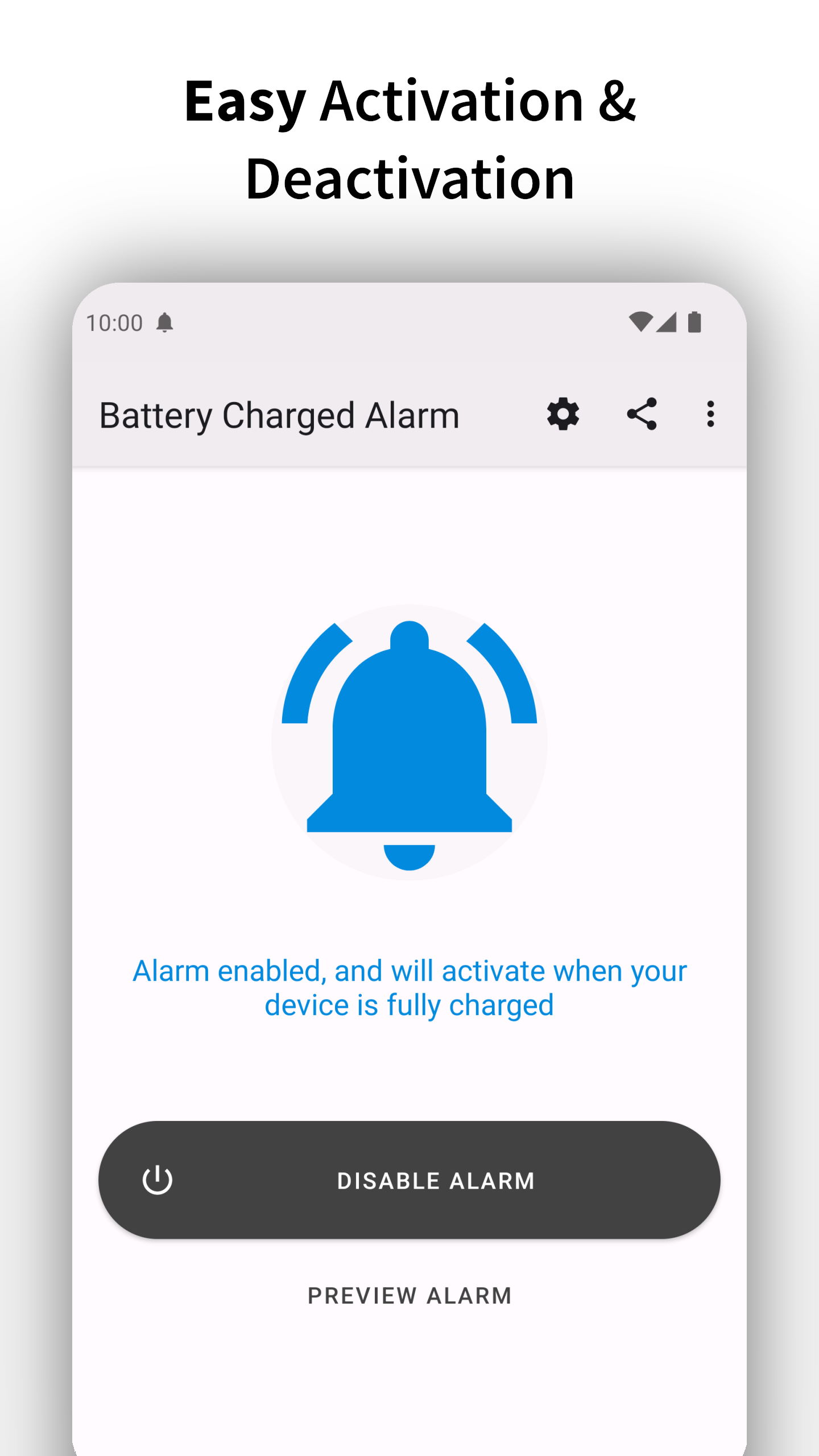 اسکرین شات 2 برنامه Full Battery Charge Alarm