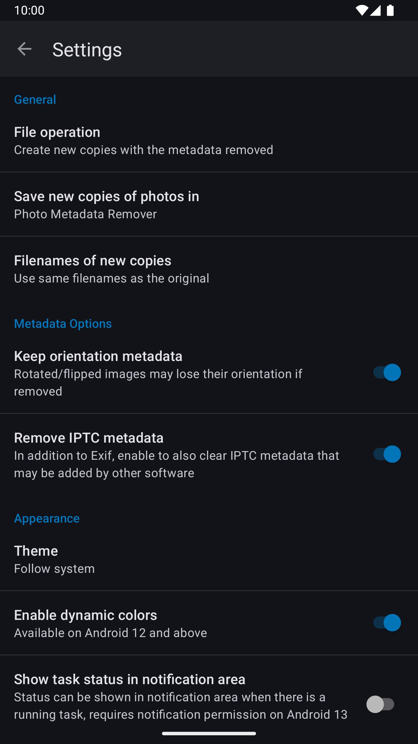 اسکرین شات 8 برنامه Photo Metadata Remover