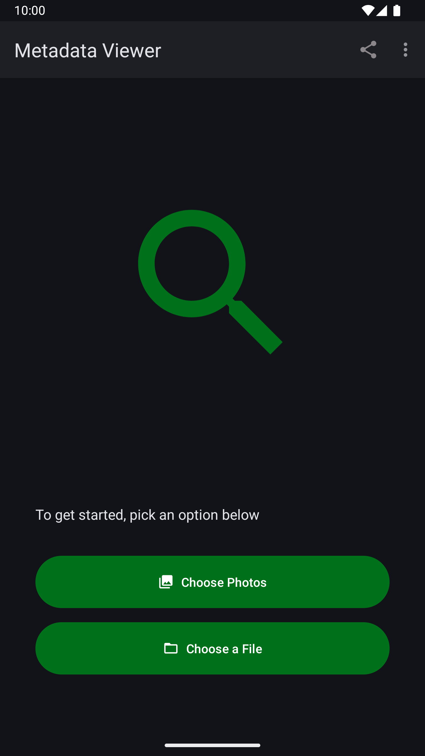 اسکرین شات 5 برنامه Photo Metadata Viewer