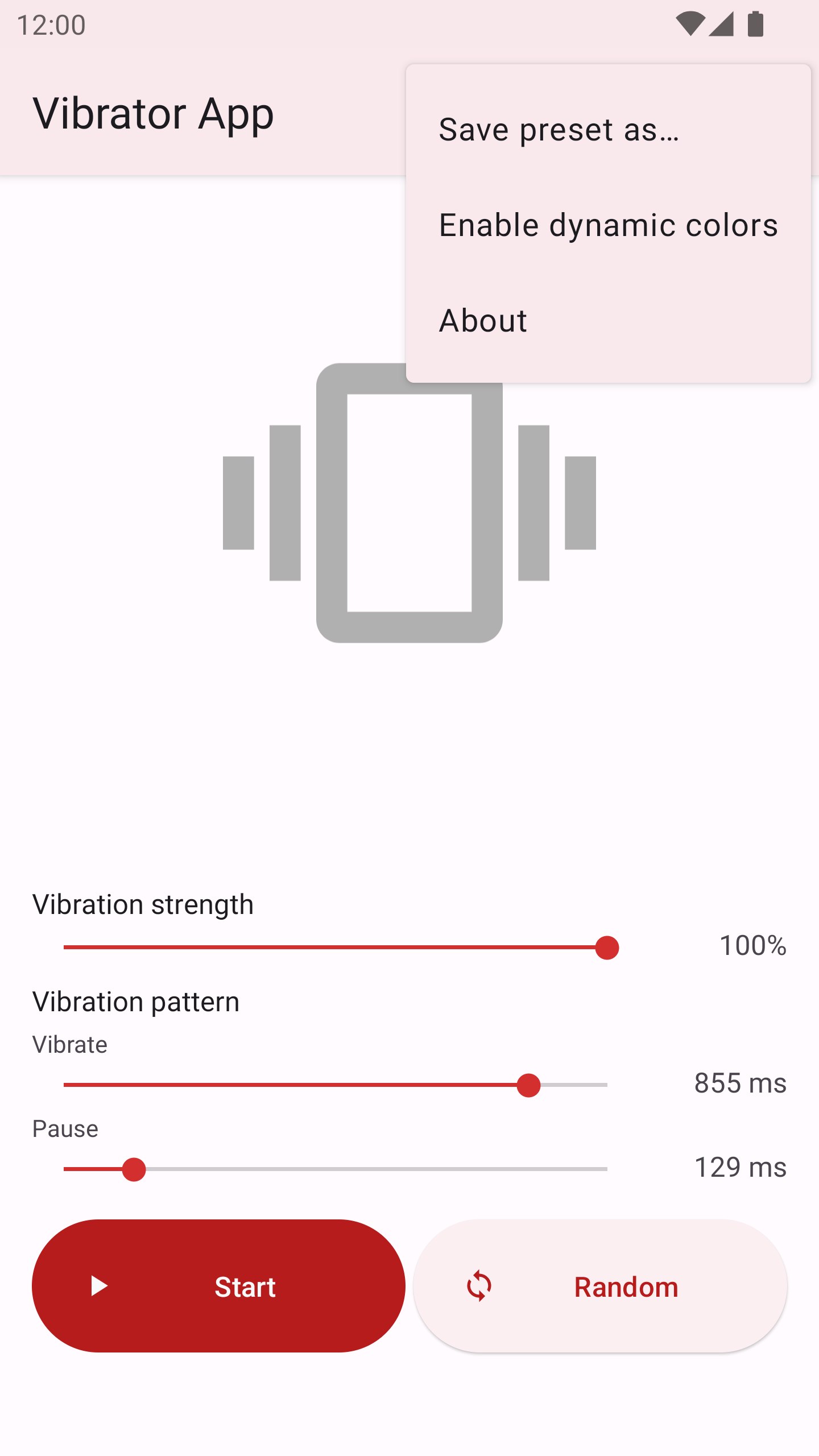 اسکرین شات 3 برنامه Vibrator App