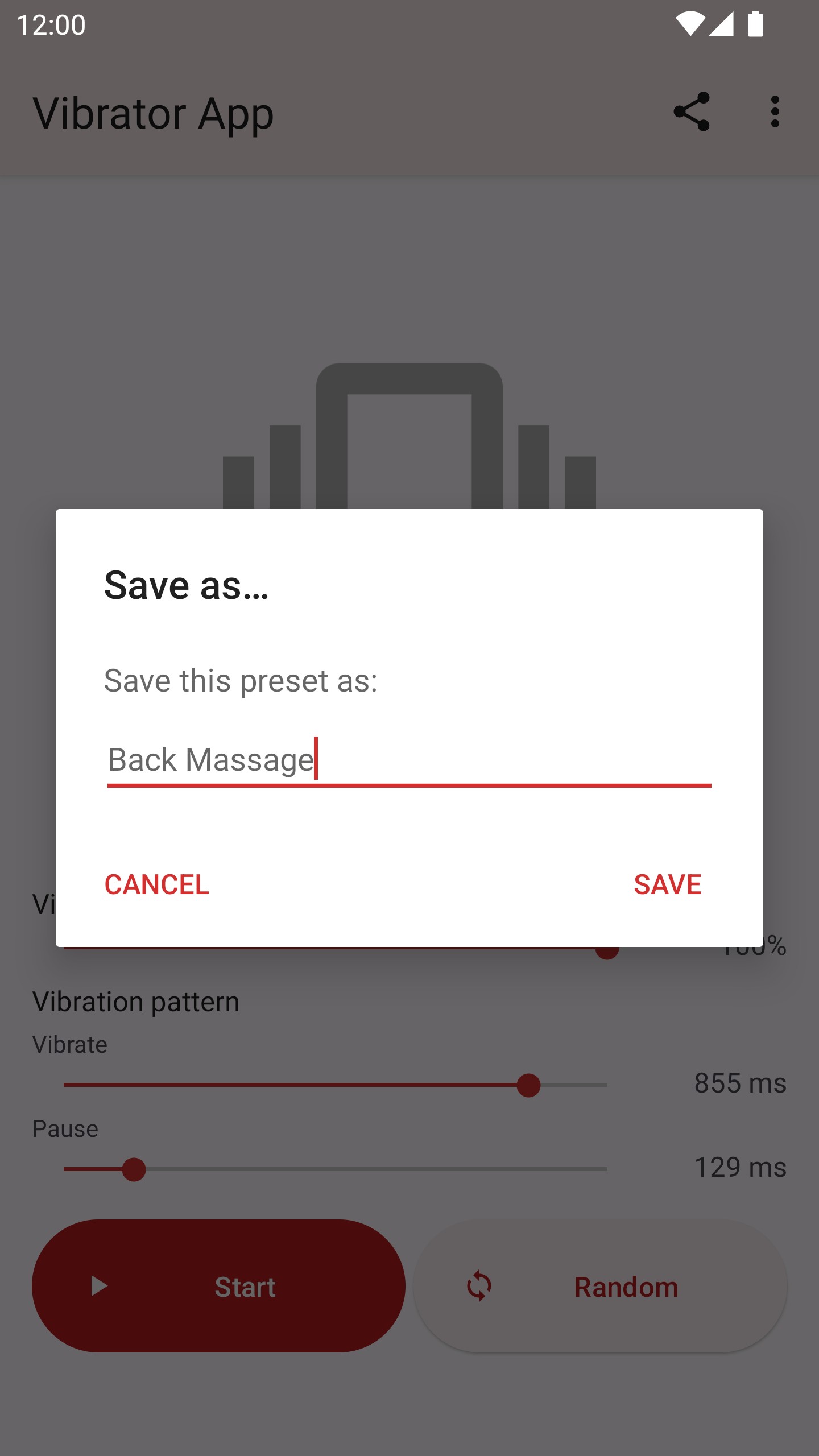 اسکرین شات 4 برنامه Vibrator App