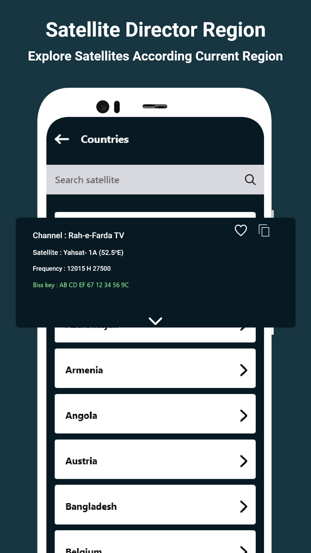 اسکرین شات 5 برنامه Satellite Sat Finder & Compass