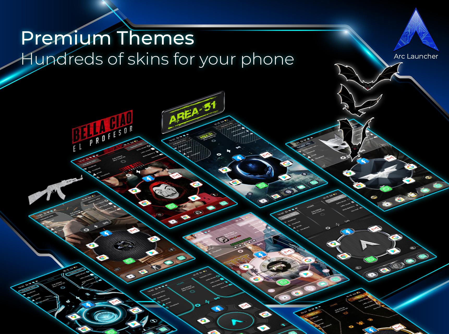 اسکرین شات 7 برنامه ARC Launcher® 2024 & 4D Themes