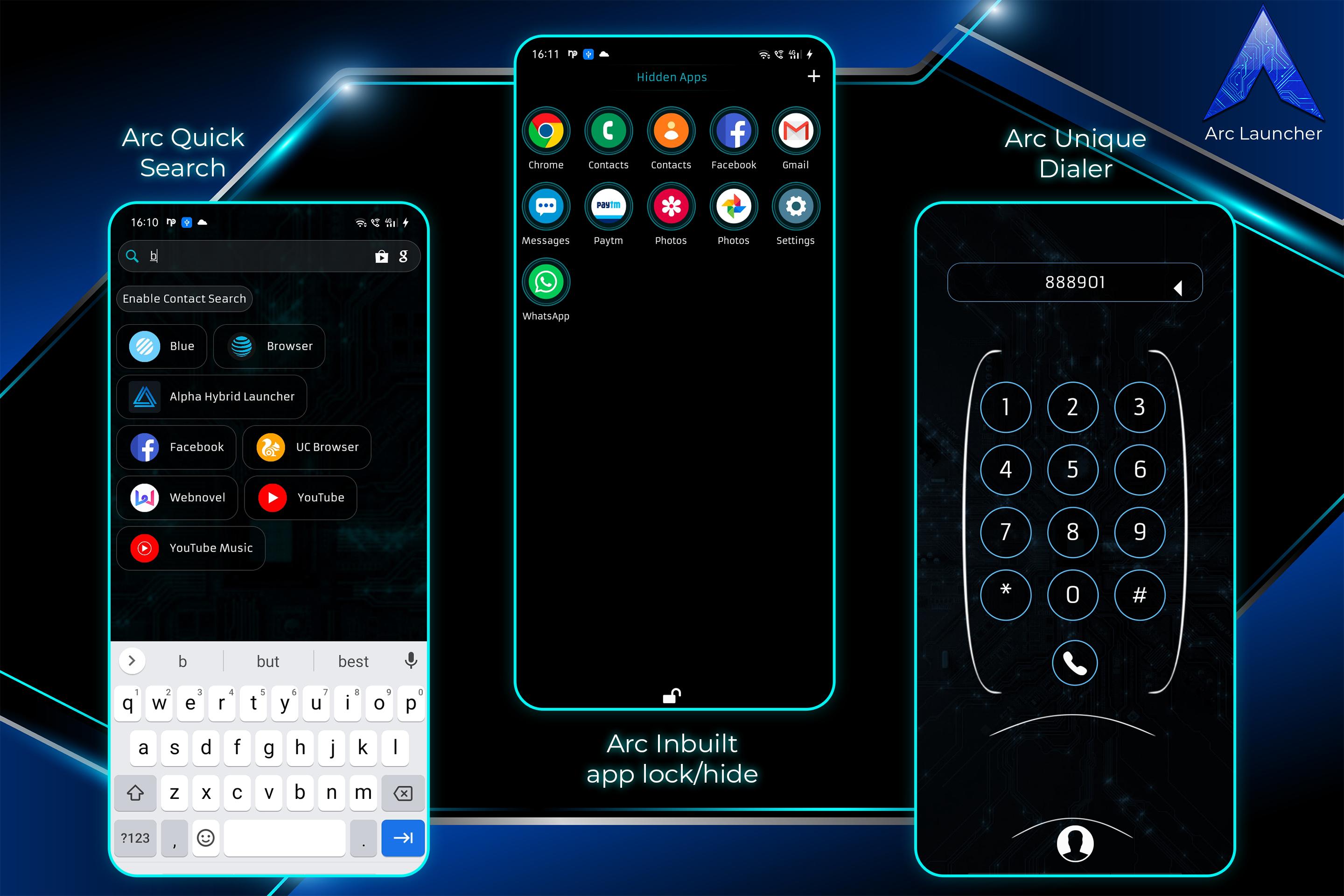 اسکرین شات 8 برنامه ARC Launcher® 2024 & 4D Themes