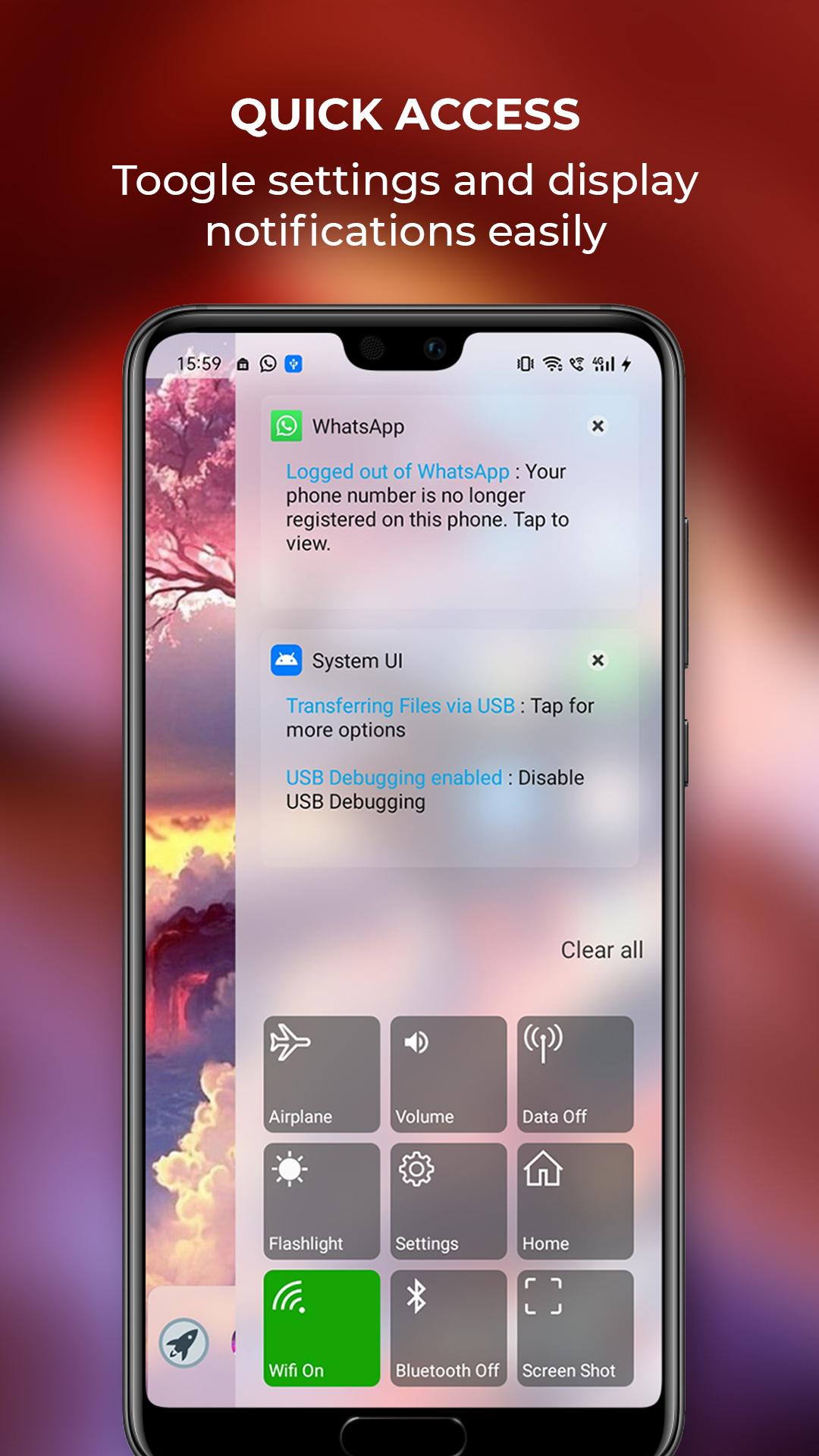 اسکرین شات 2 برنامه oS X 14 Launcher and 4K Themes