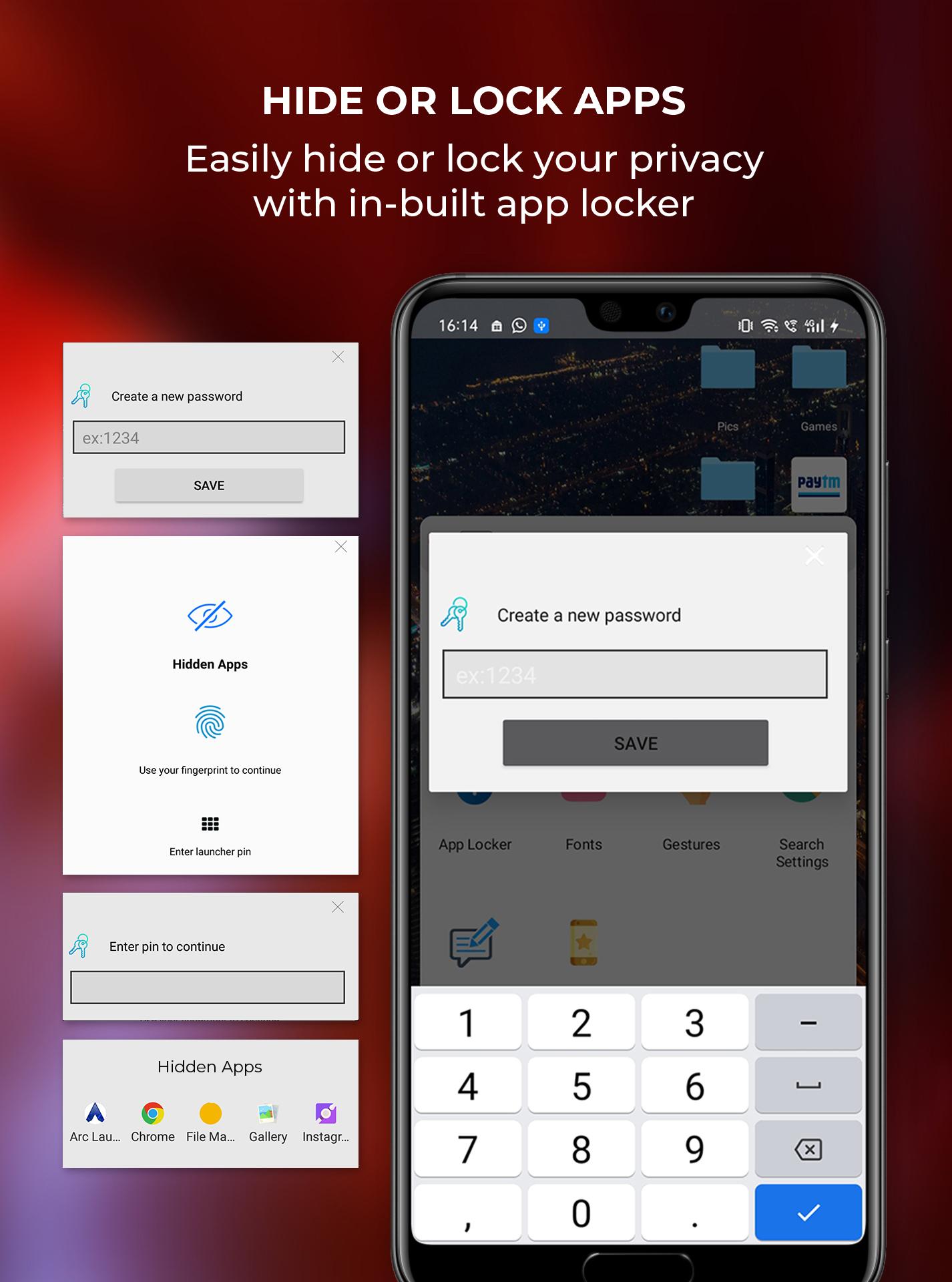 اسکرین شات 8 برنامه oS X 14 Launcher and 4K Themes