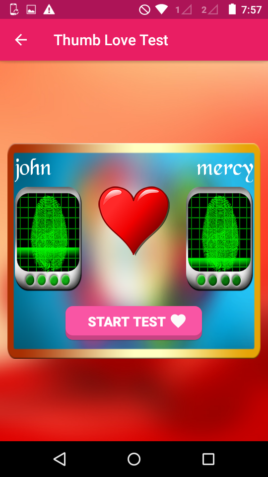 اسکرین شات 6 برنامه Love Calculator 2025