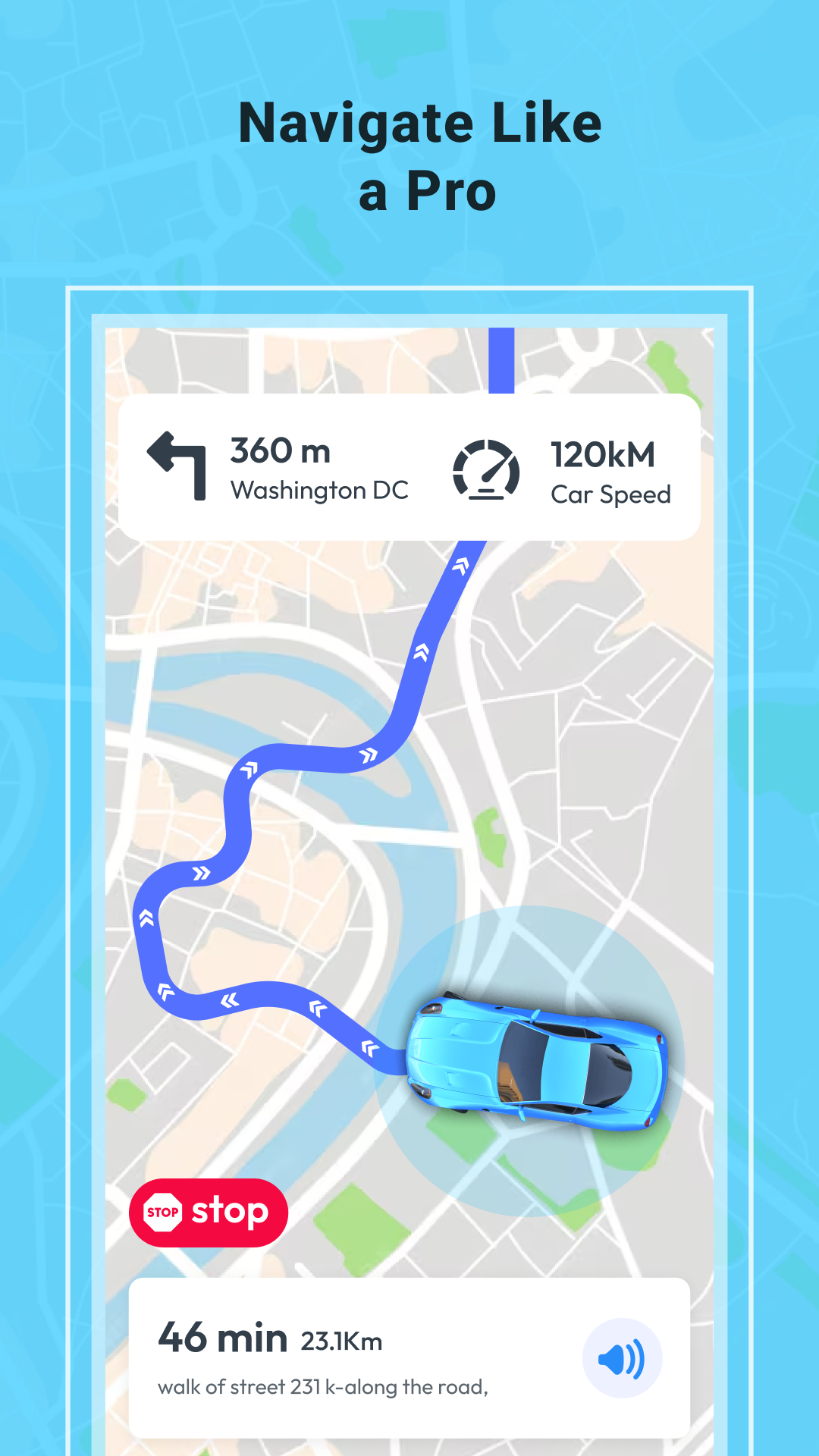 اسکرین شات 2 برنامه GPS Maps & Driving Directions