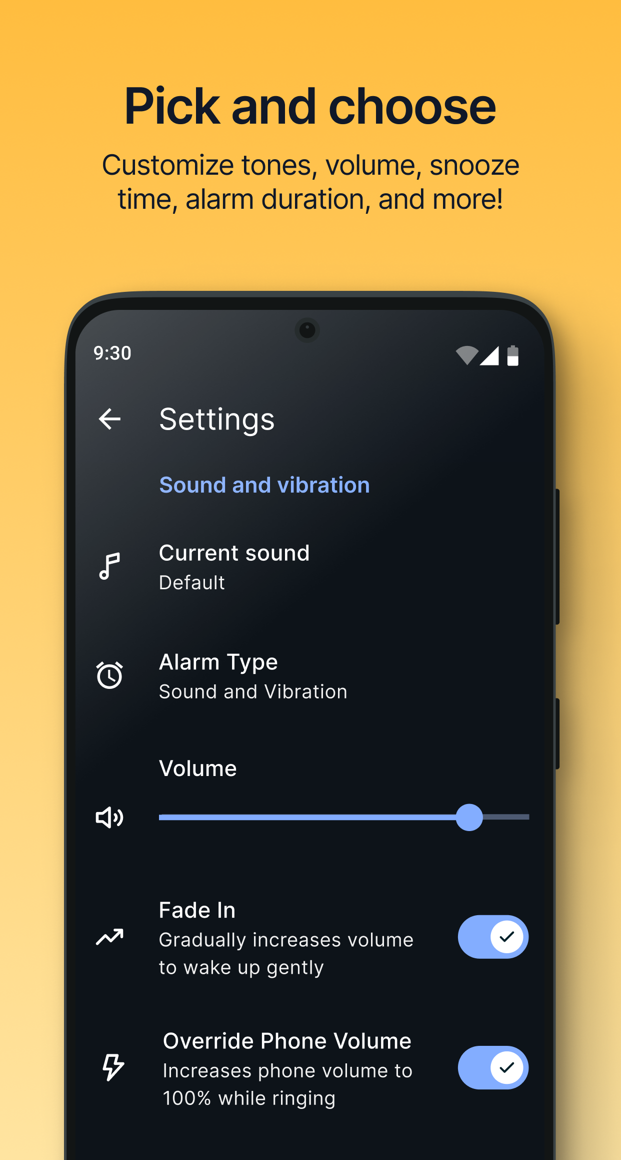 اسکرین شات 8 برنامه Simple Alarm Clock