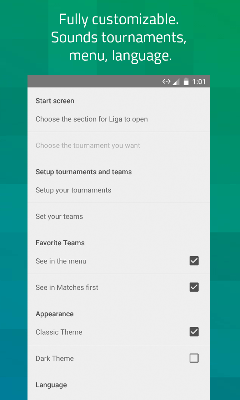 اسکرین شات 7 برنامه Liga - Live Football Scores