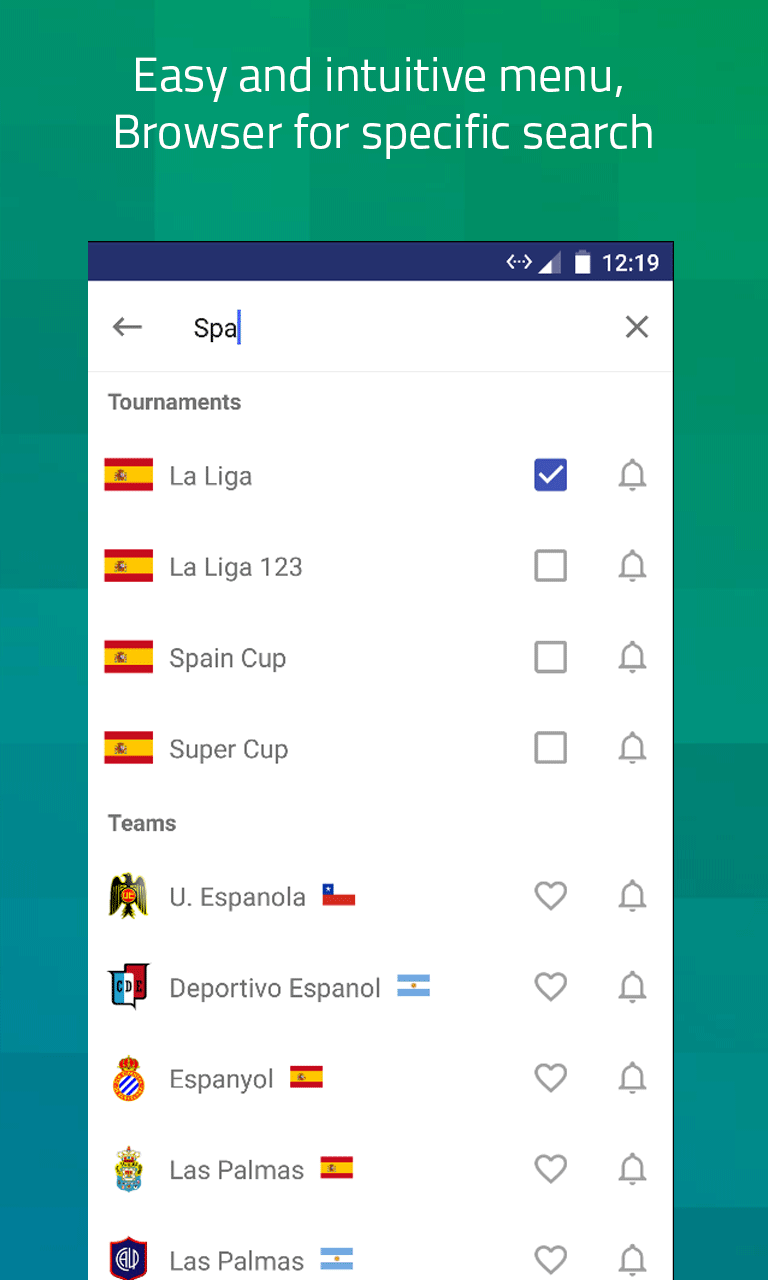 اسکرین شات 4 برنامه Liga - Live Football Scores