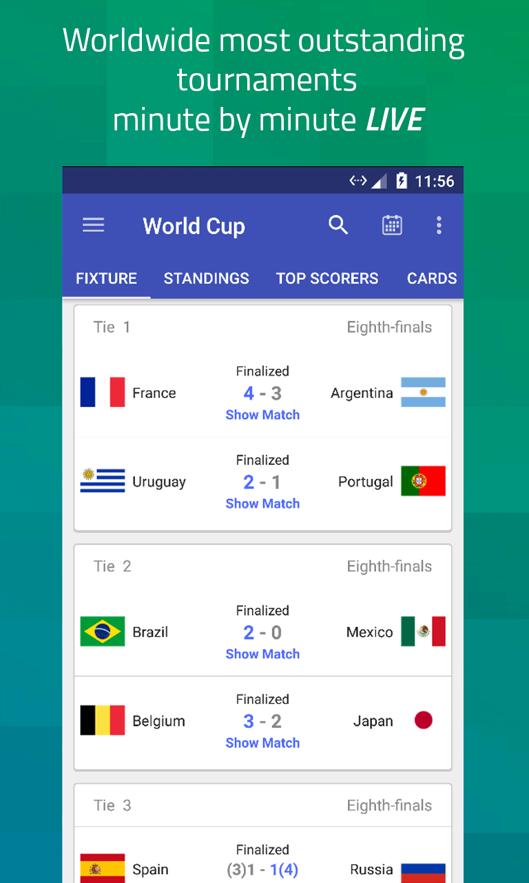اسکرین شات 2 برنامه Liga - Live Football Scores
