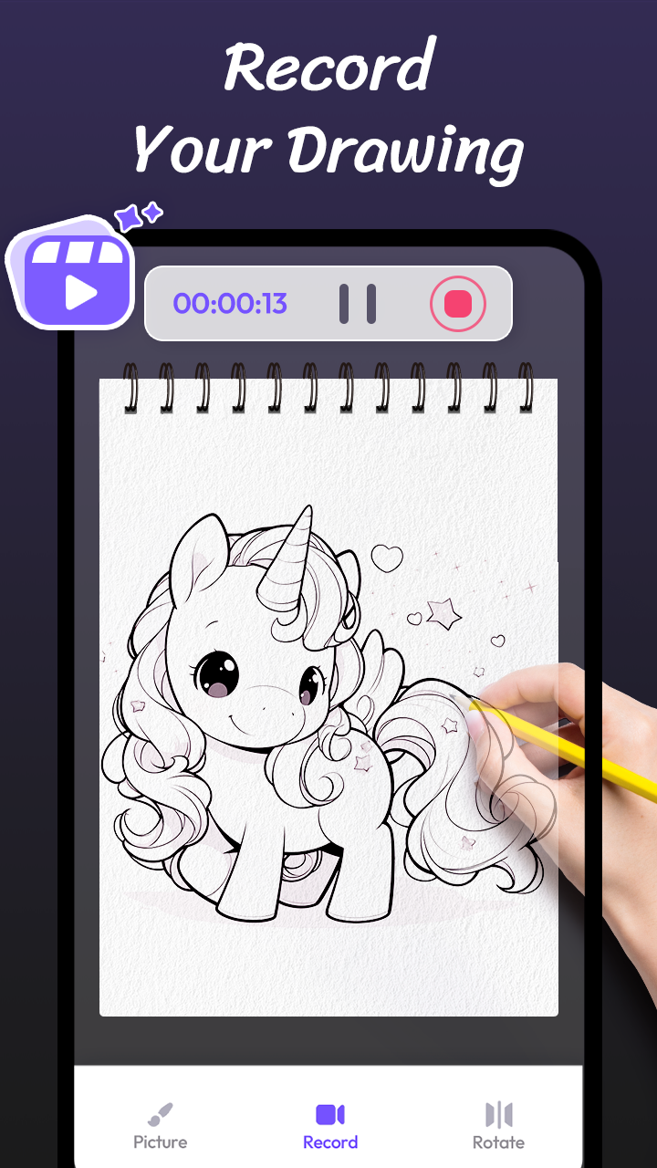 اسکرین شات 8 برنامه AR Drawing Paint Sketch Trace