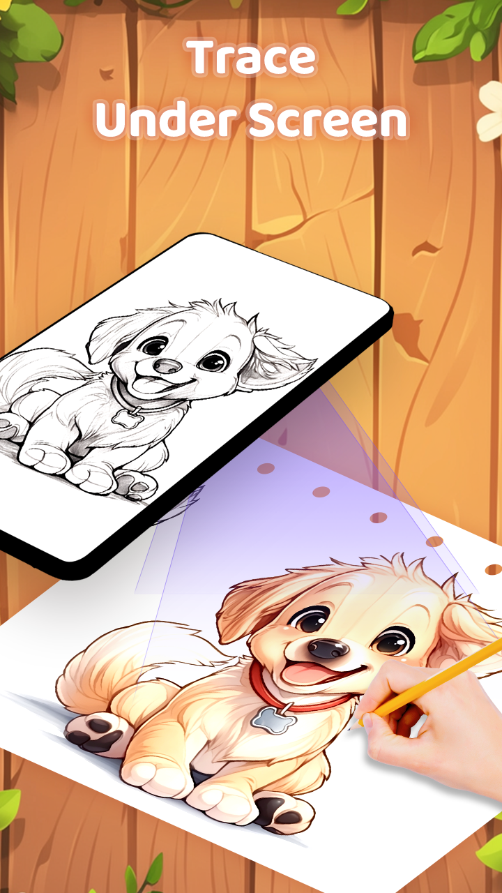 اسکرین شات 2 برنامه AR Drawing Paint Sketch Trace