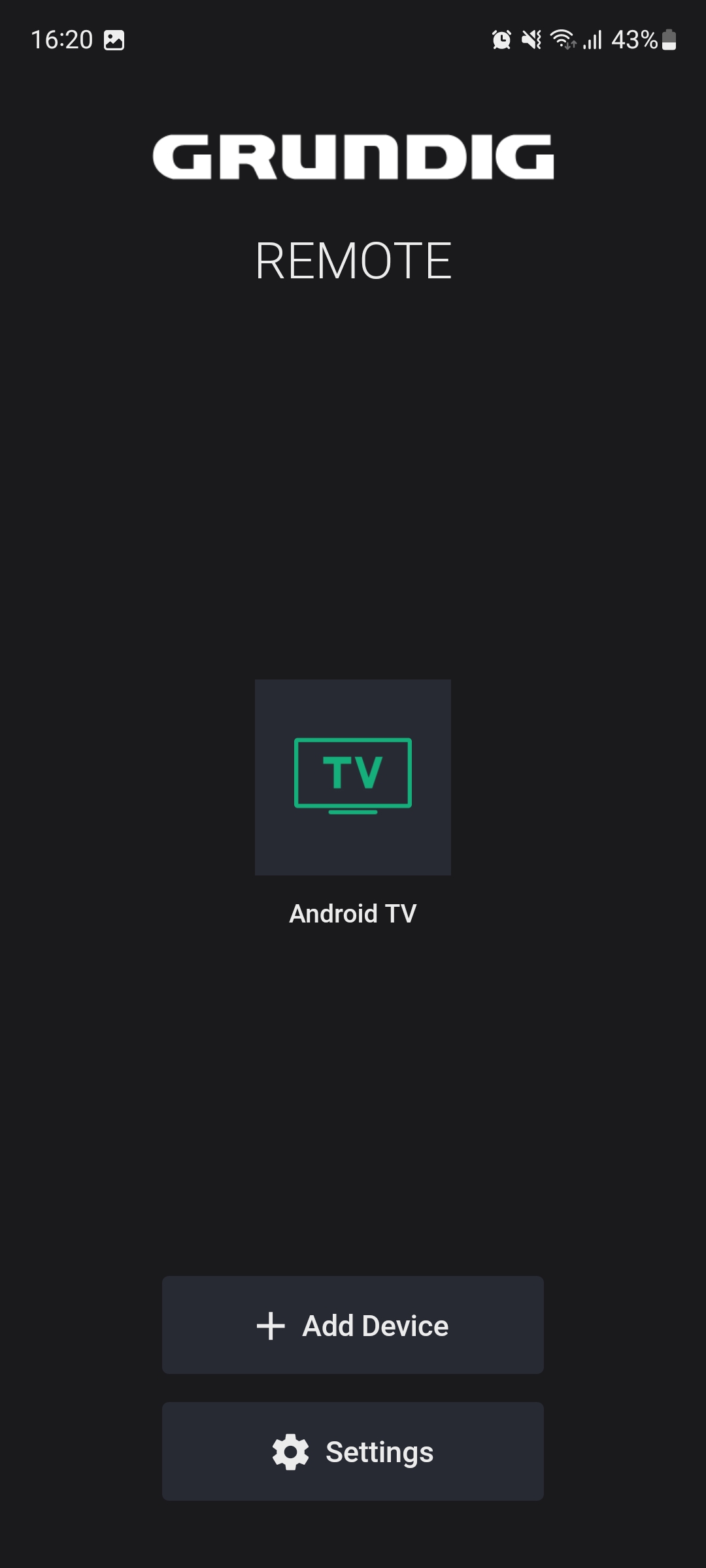 اسکرین شات 1 برنامه Grundig Smart Remote