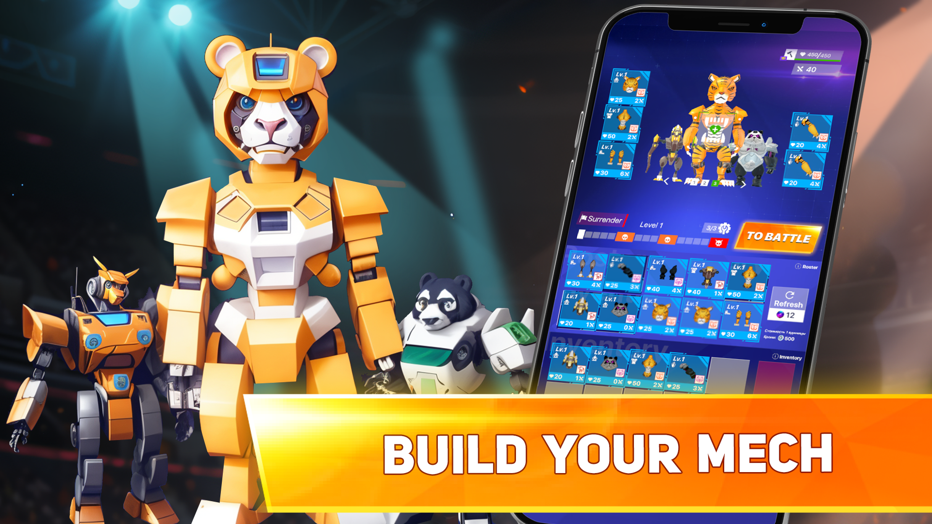 اسکرین شات 1 بازی Armored Merge: Mech Arena