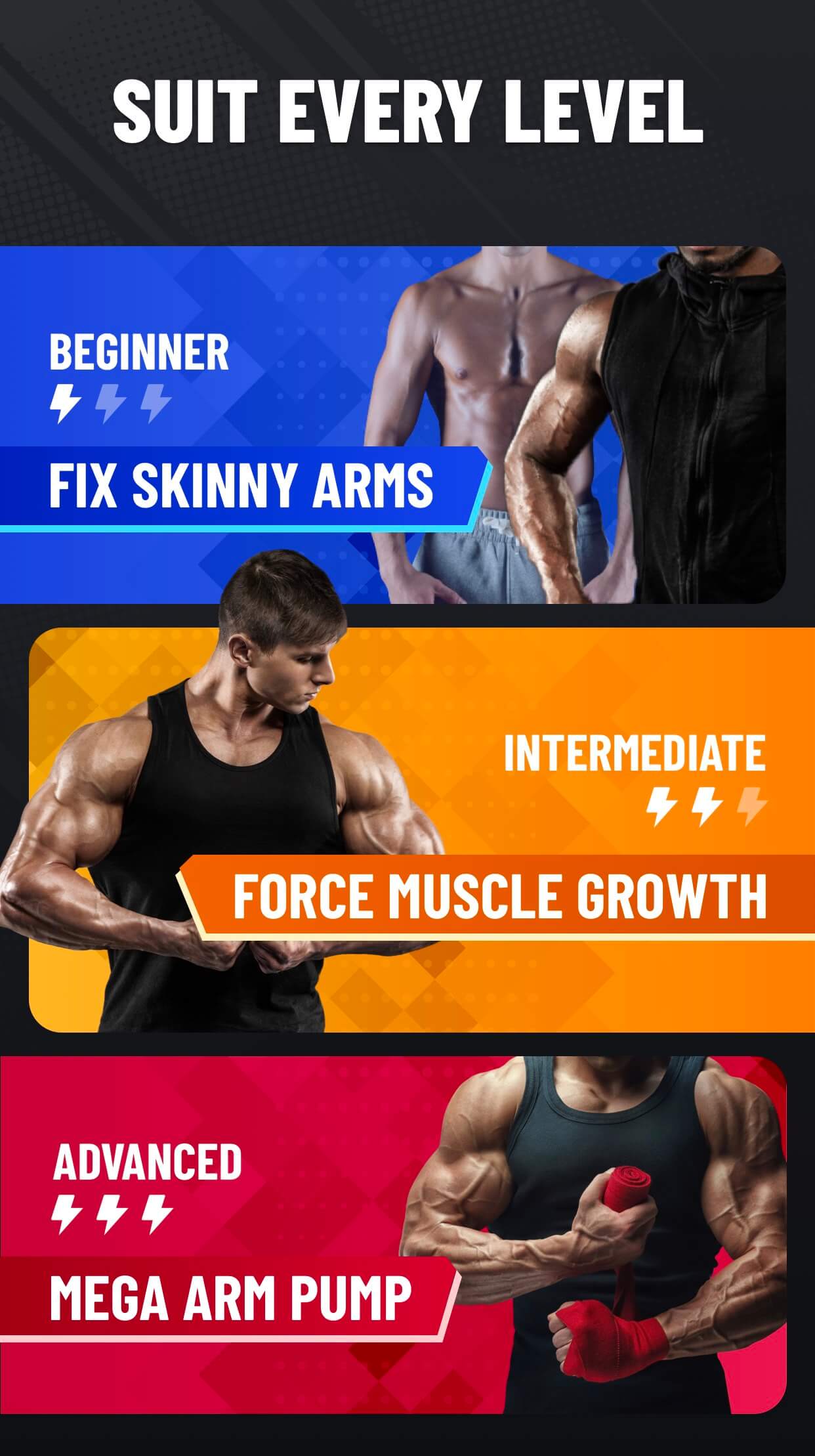 اسکرین شات 3 برنامه Arm Workout - Biceps Exercise