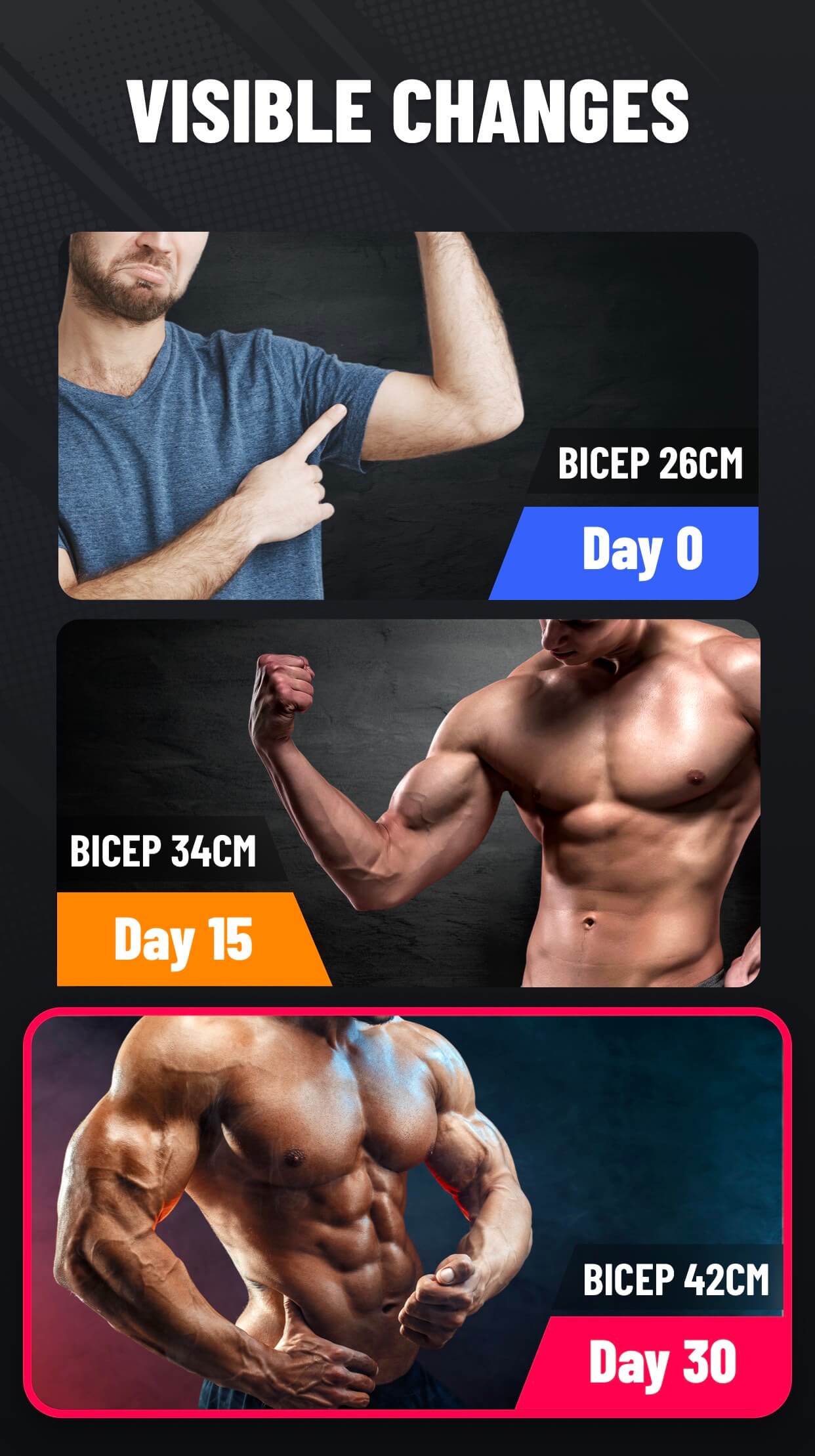 اسکرین شات 6 برنامه Arm Workout - Biceps Exercise