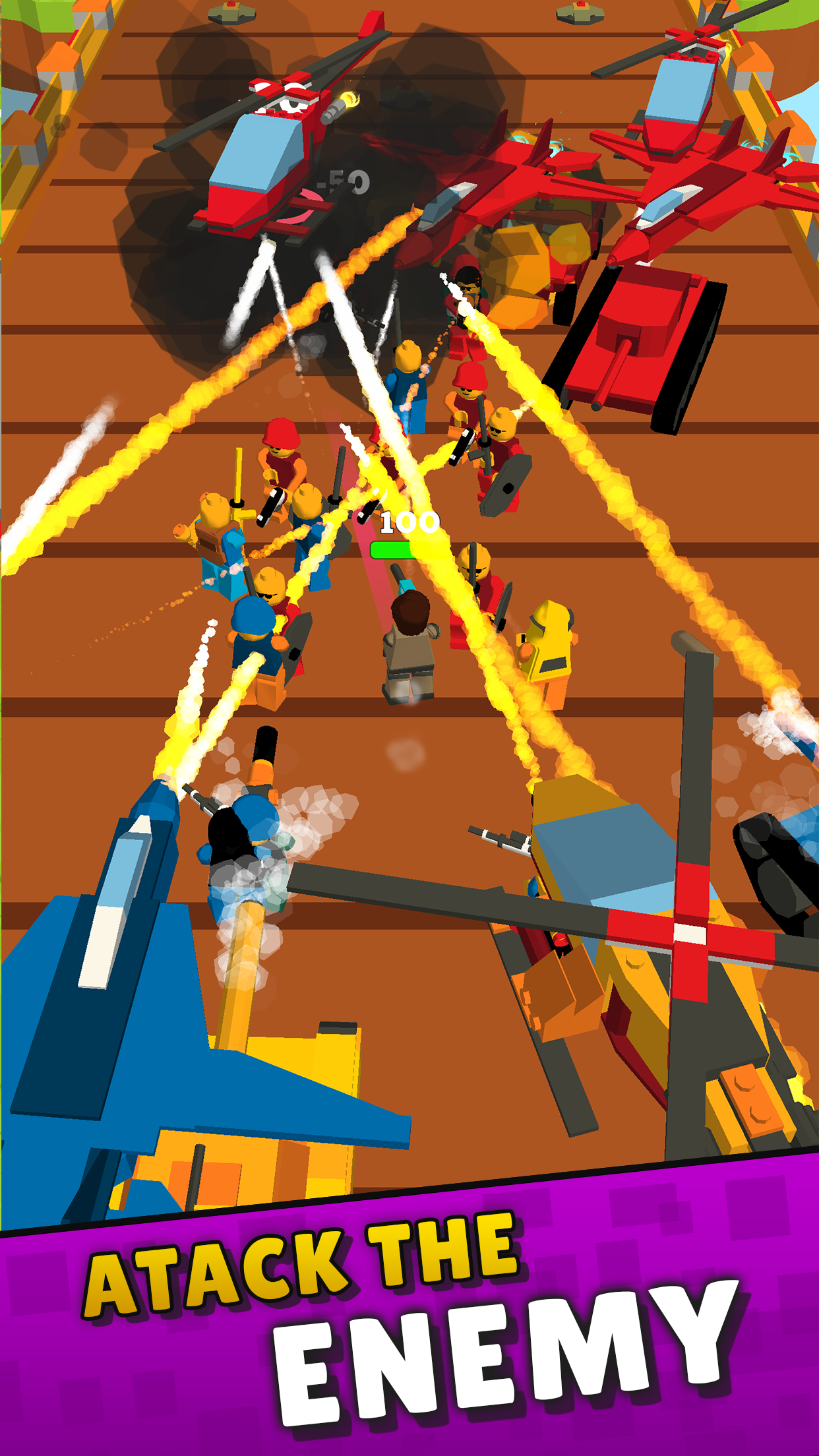 اسکرین شات 3 بازی Toys War 3D: Island Battle