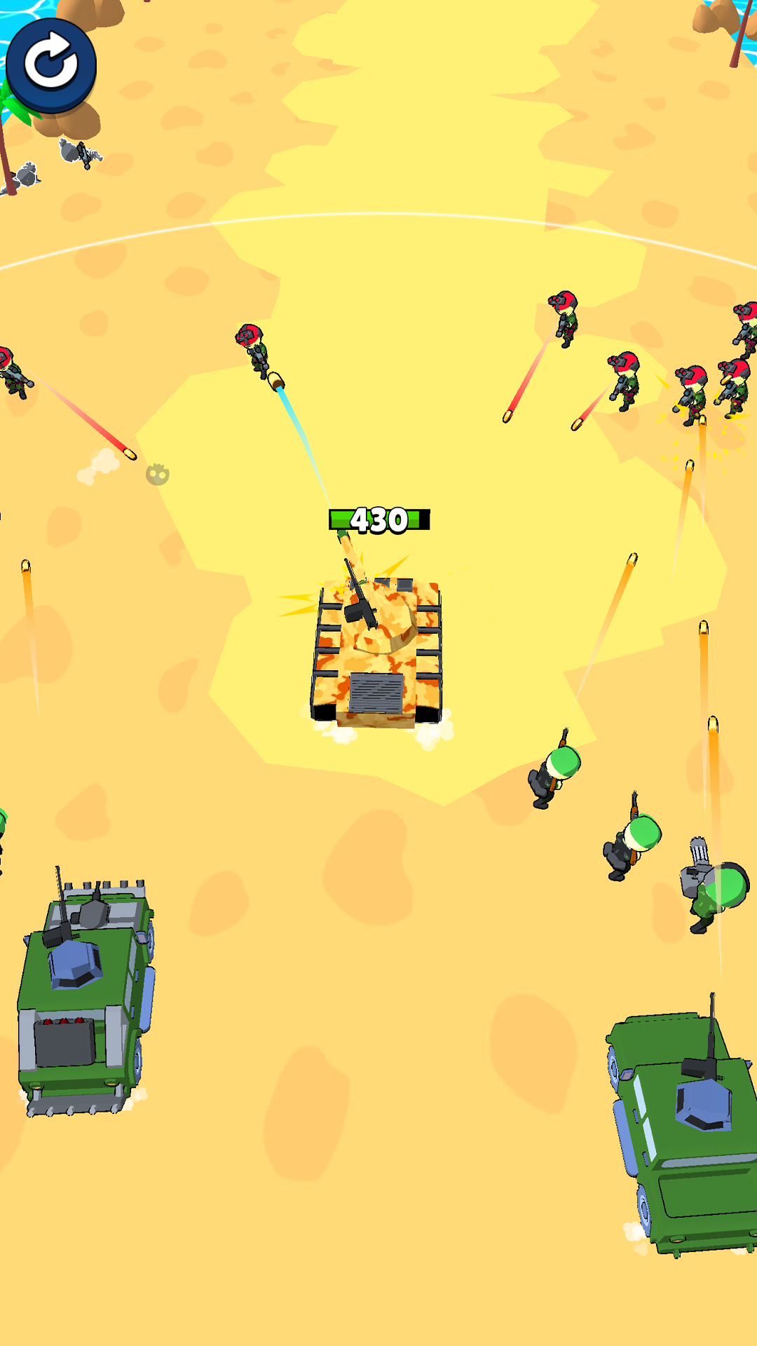 اسکرین شات 7 بازی Army Merge: Tank Master
