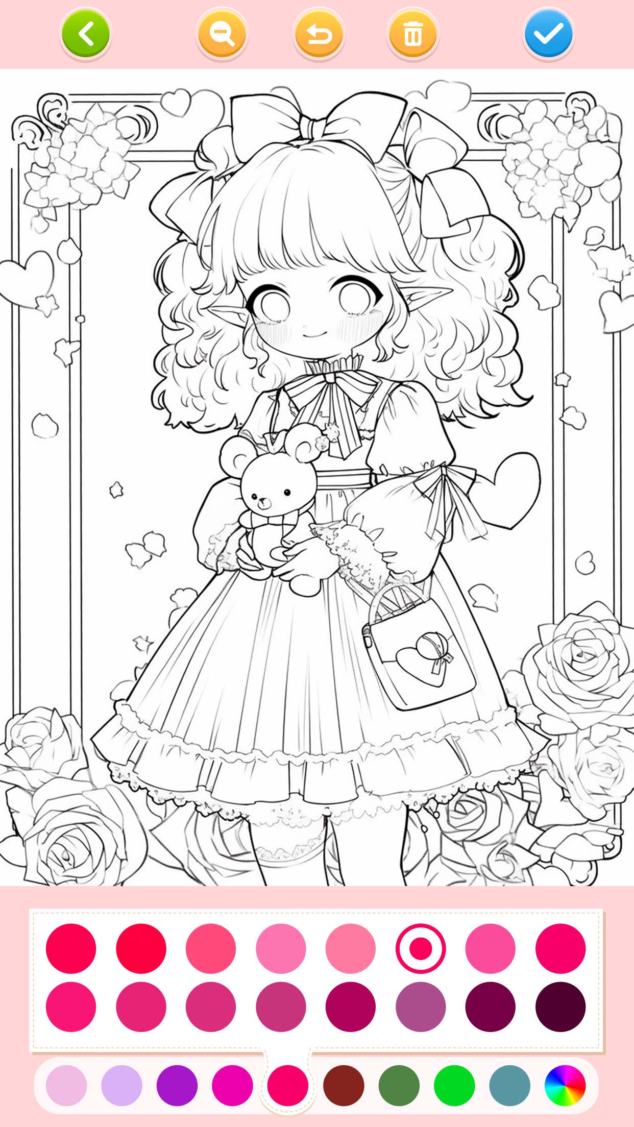 اسکرین شات 4 بازی Doll Color: Princess Coloring