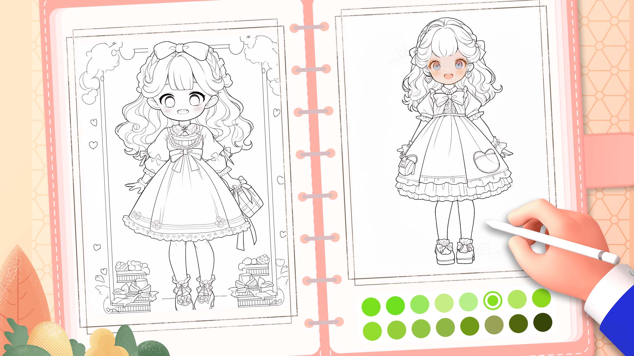 اسکرین شات 8 بازی Doll Color: Princess Coloring