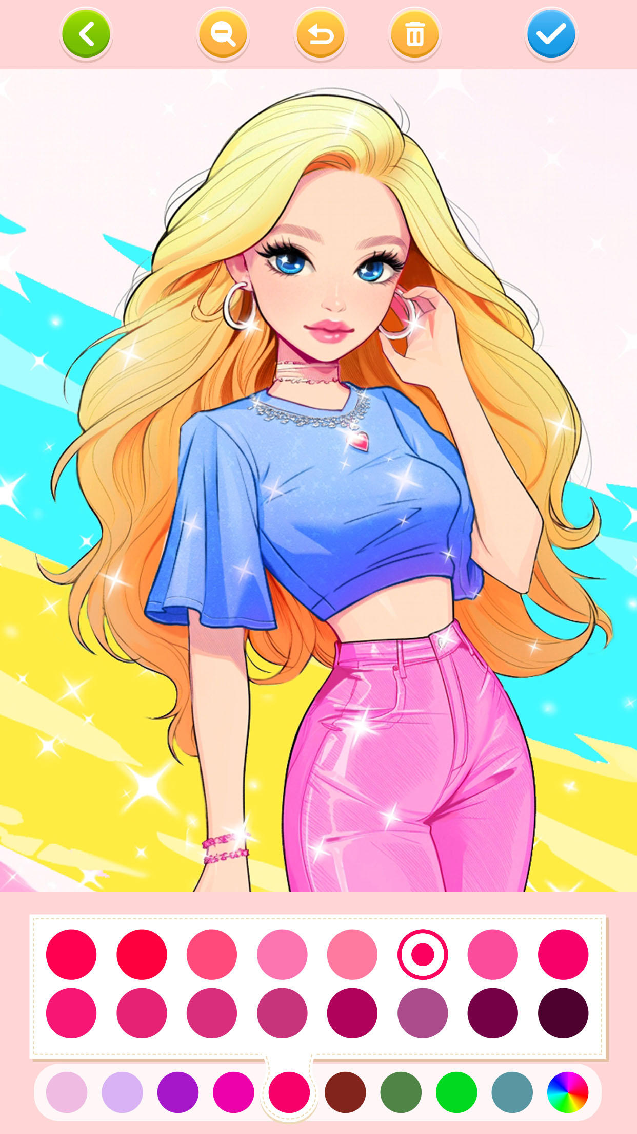 اسکرین شات 3 بازی Doll Color: Princess Coloring