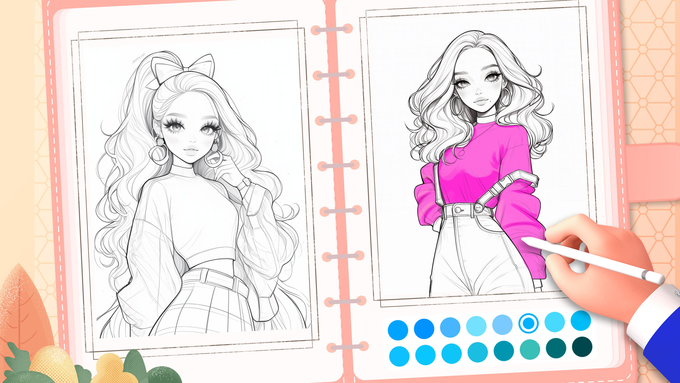 اسکرین شات 7 بازی Doll Color: Princess Coloring