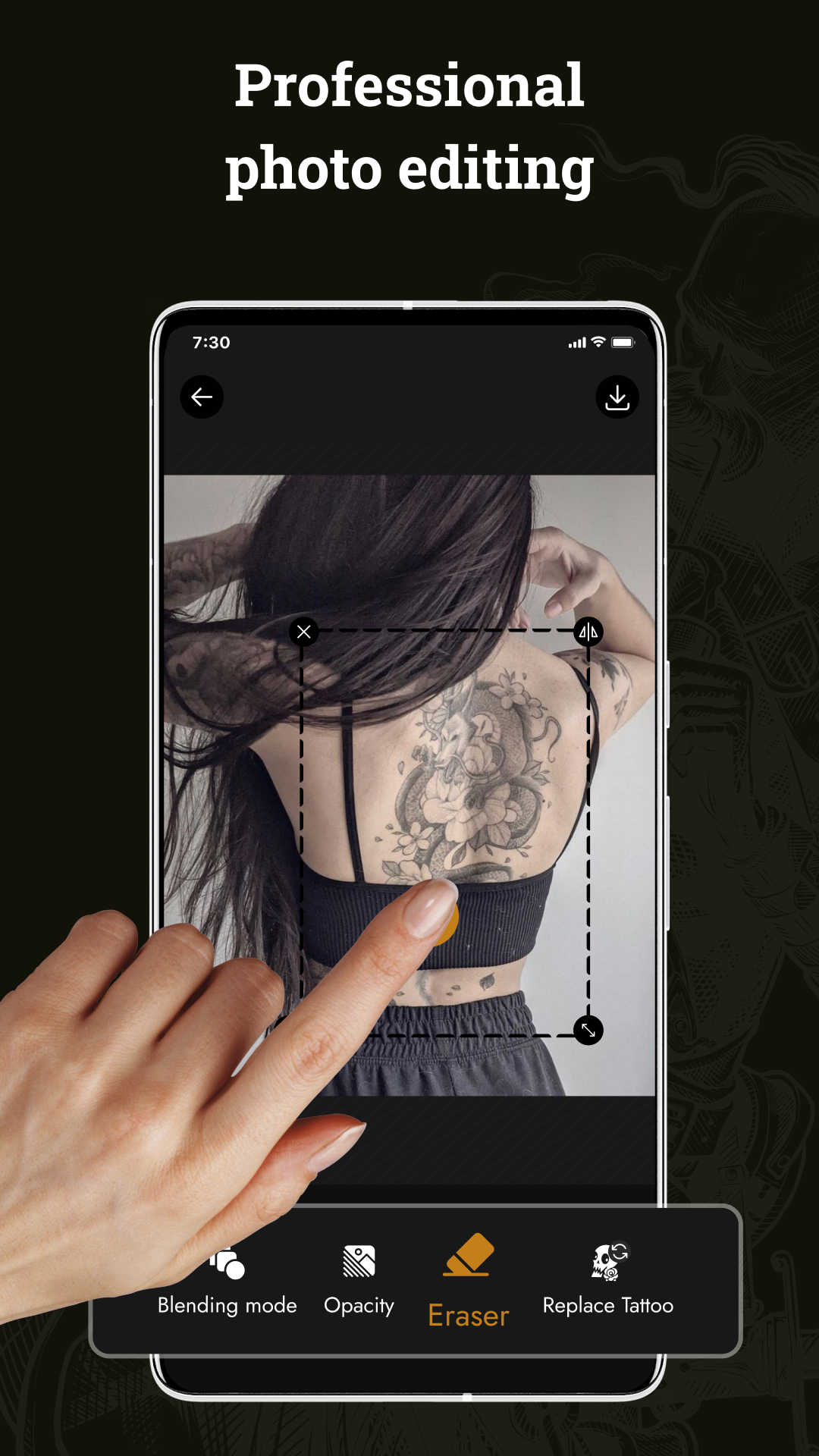 اسکرین شات 5 برنامه Tattoo Maker - Tattoo Design