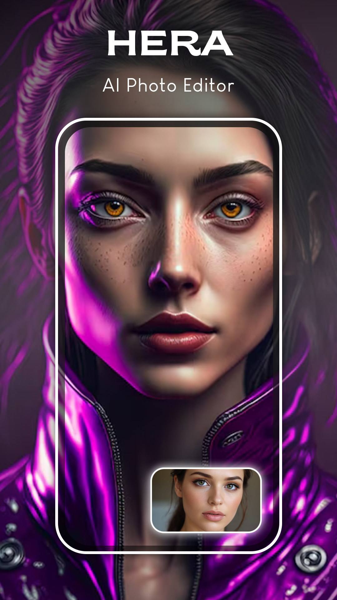 اسکرین شات 1 برنامه Hera - AI photo Editor