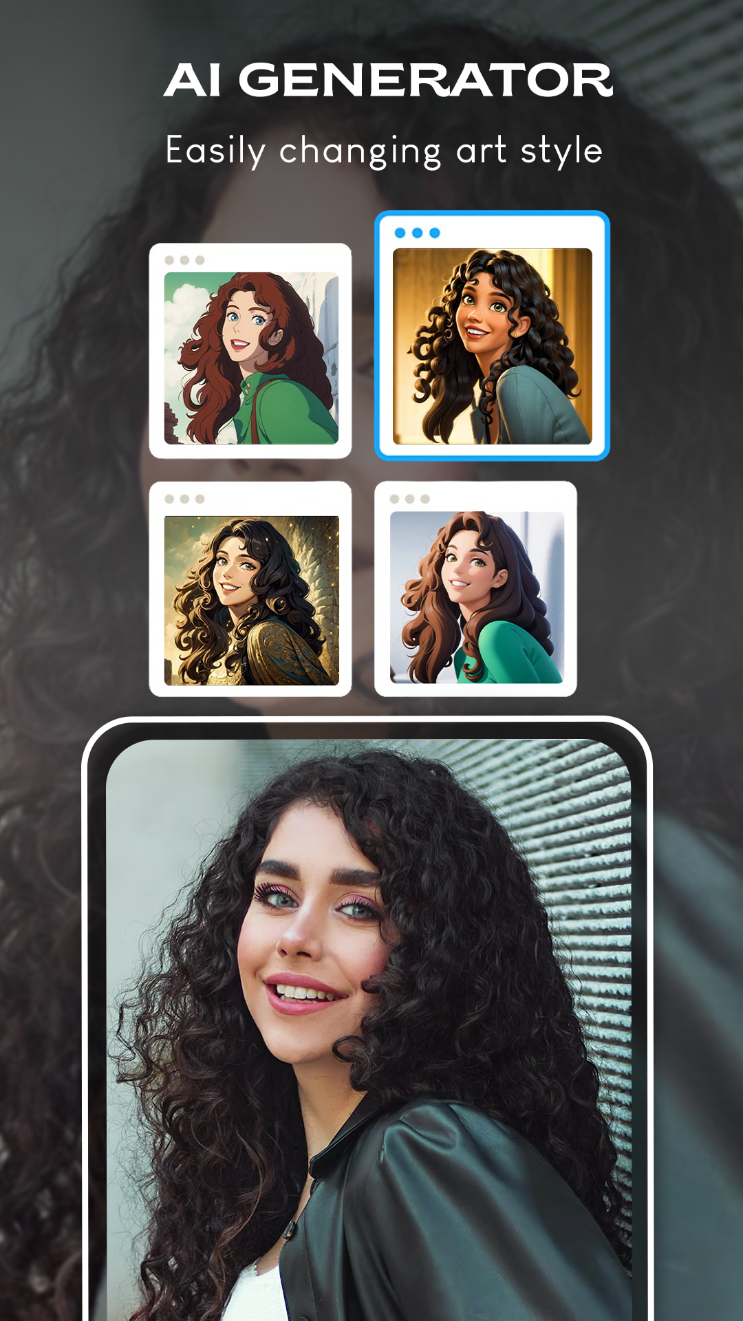 اسکرین شات 3 برنامه Hera - AI photo Editor