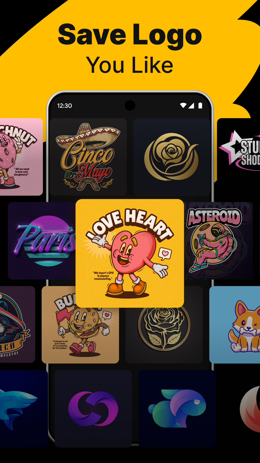 اسکرین شات 4 برنامه Logo Maker - AI Art Design