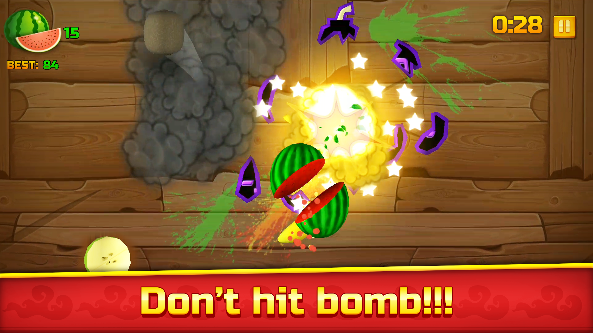 اسکرین شات 5 بازی Fruit Slice - 3D Fruits Cut