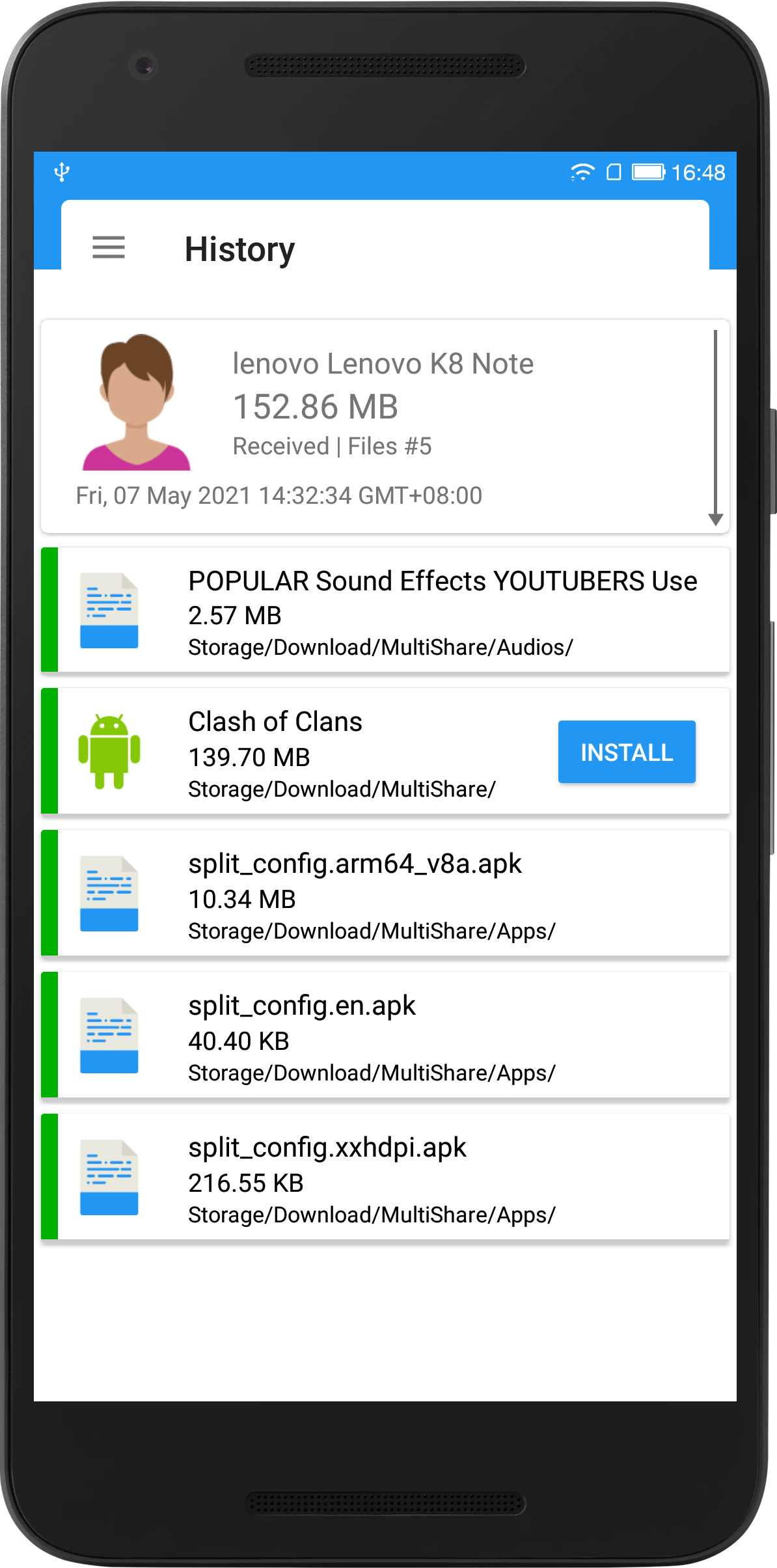 اسکرین شات 7 برنامه ShareIt (Share File, APK Fast)