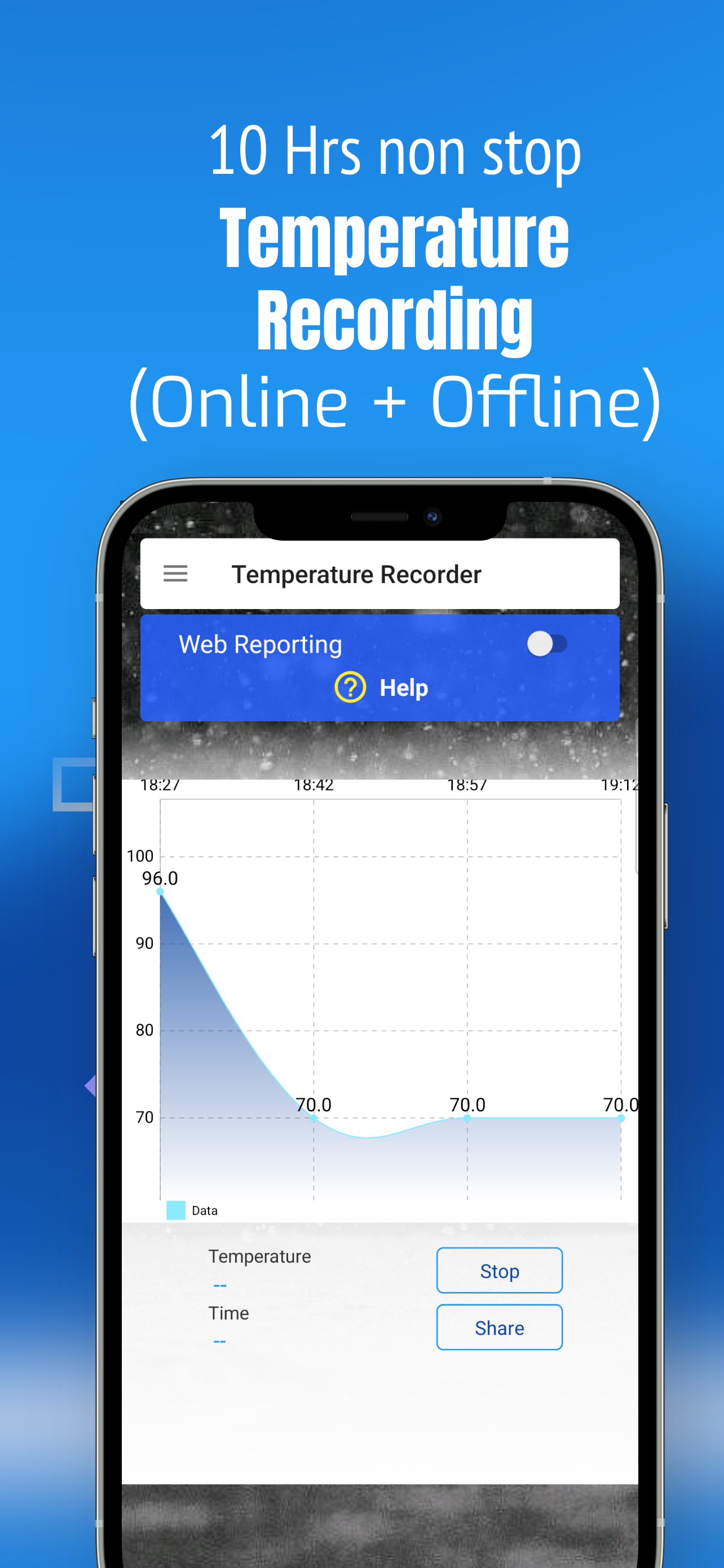 اسکرین شات 3 برنامه Room Temperature Thermometer