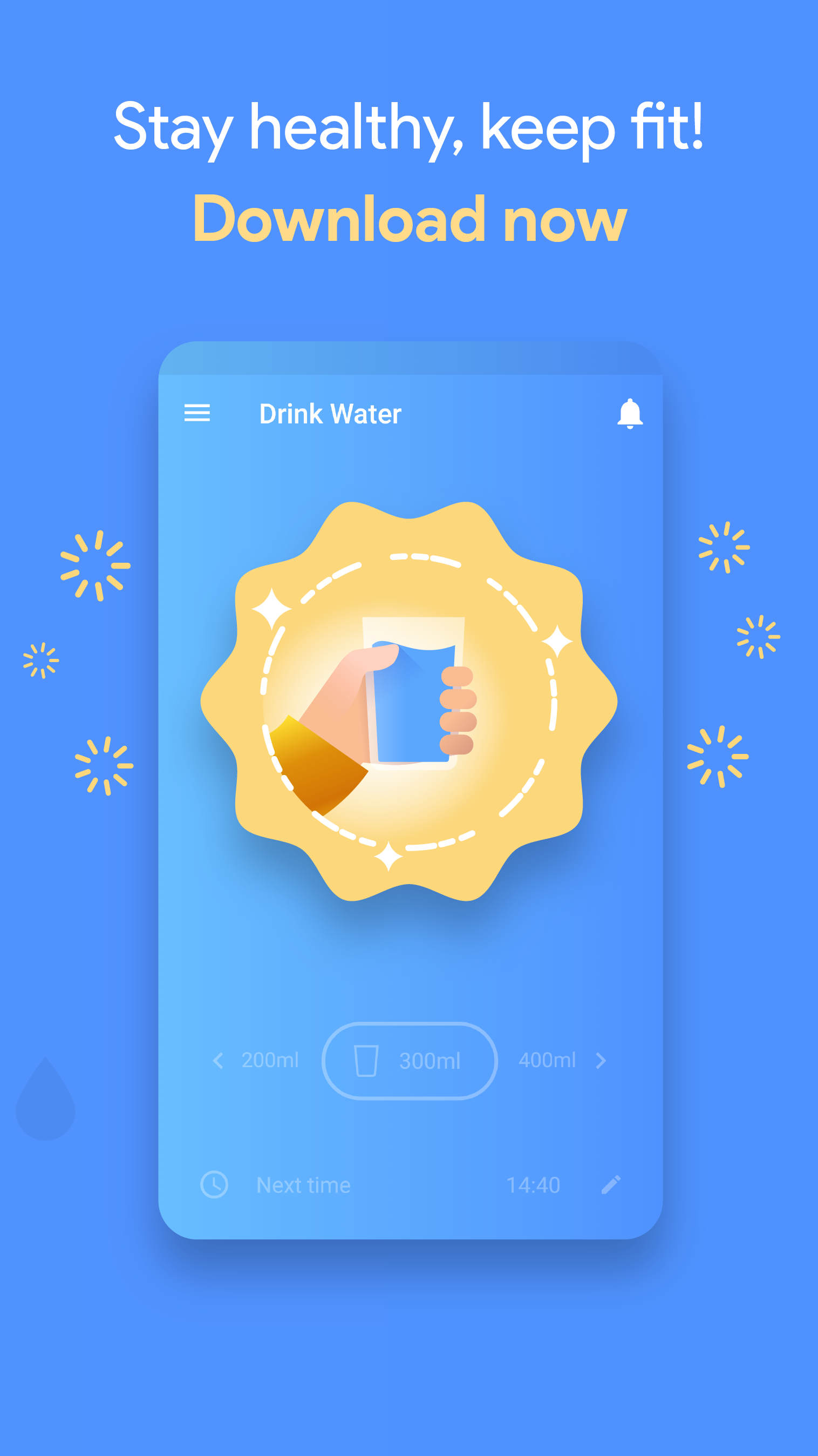 اسکرین شات 7 برنامه Drink Water Reminder & Tracker