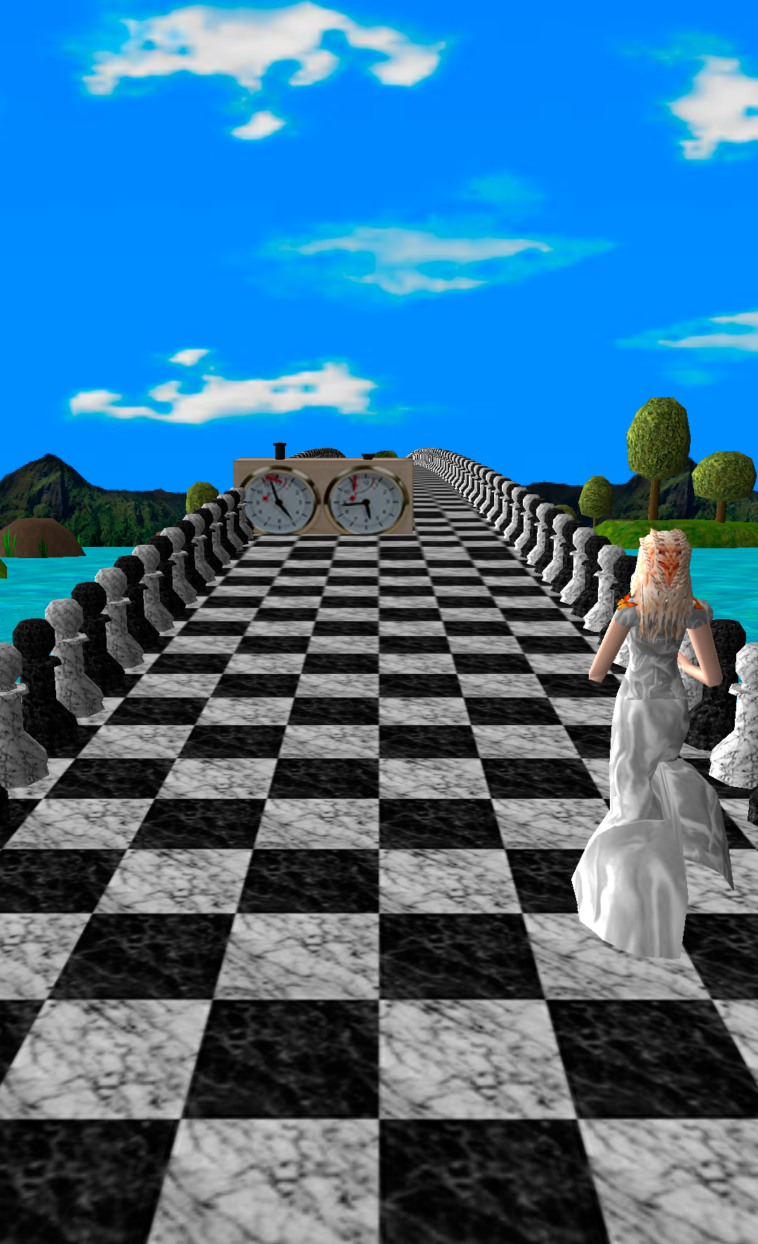 اسکرین شات 3 بازی Princess runner. Endless bridg