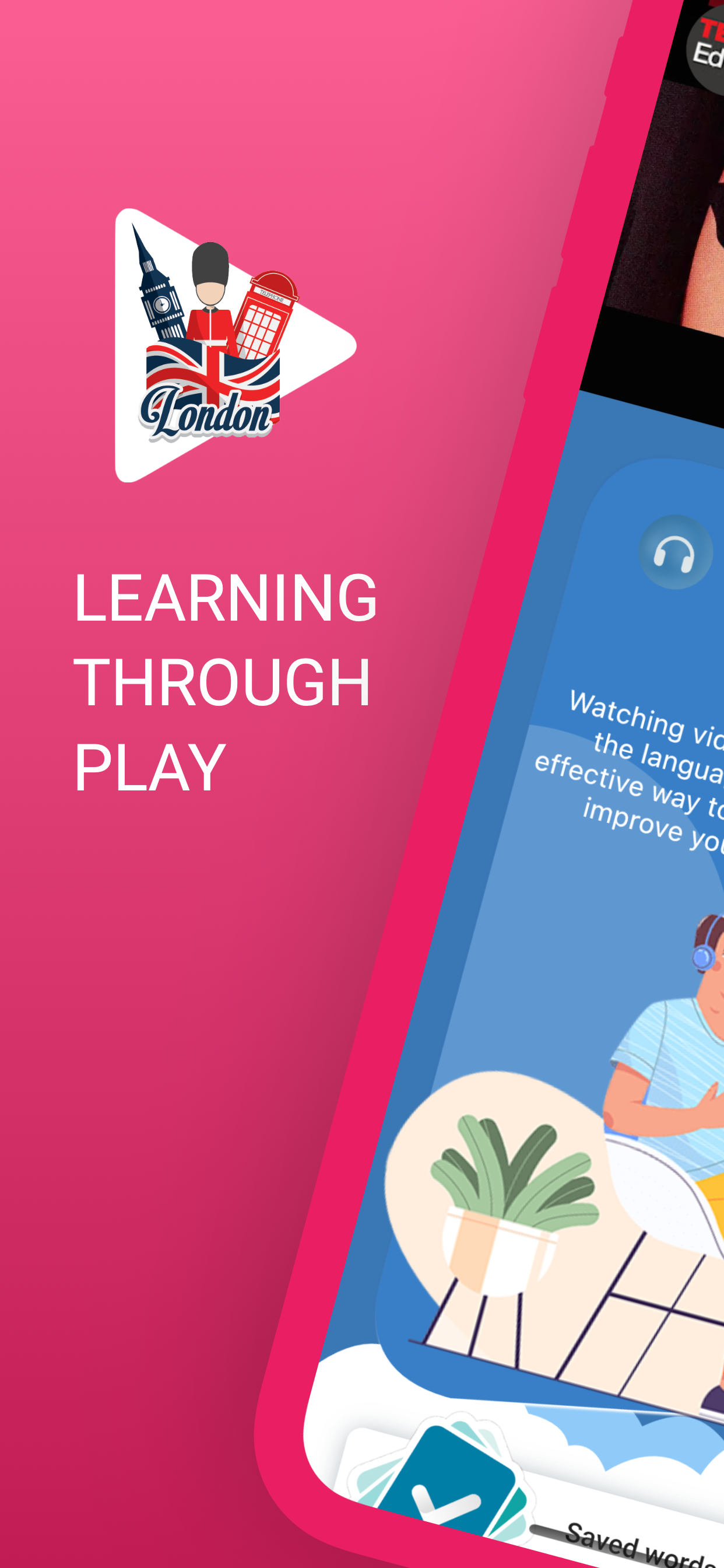 اسکرین شات 1 برنامه Zeng - Learn English by Video