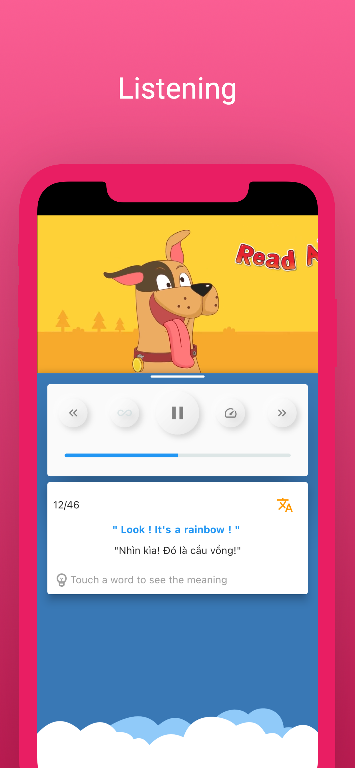 اسکرین شات 3 برنامه Zeng - Learn English by Video