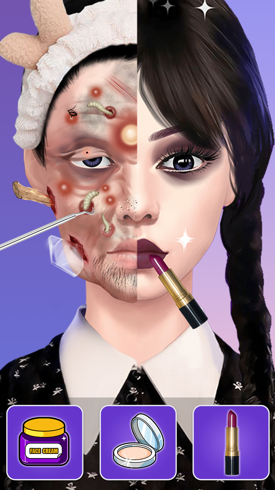 اسکرین شات 5 بازی Fashion Makeover Salon Art SPA