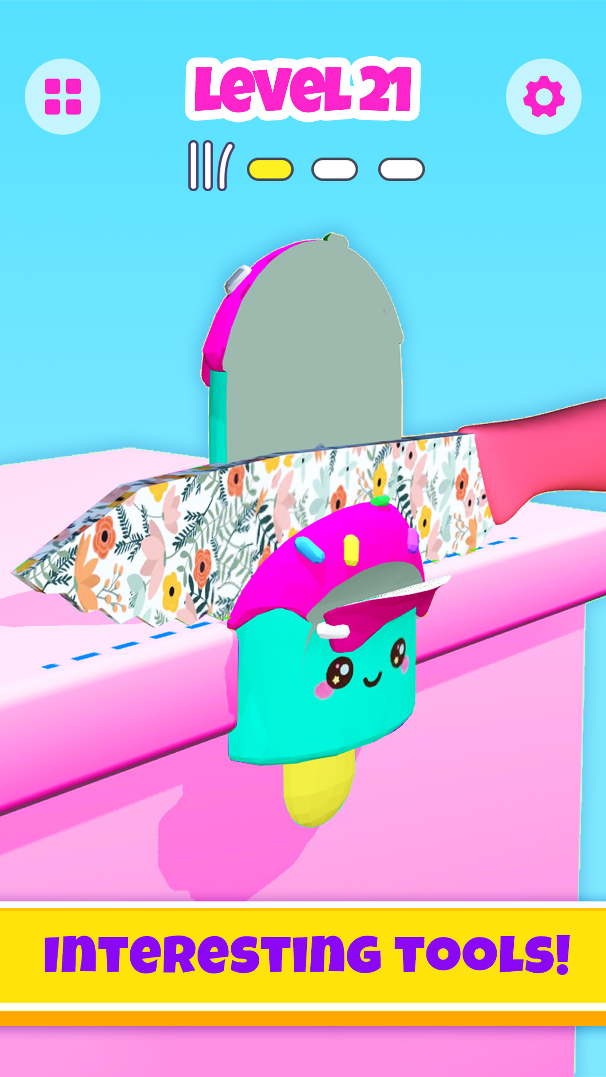 اسکرین شات 4 بازی ASMR Slicing Game Soap Cutting